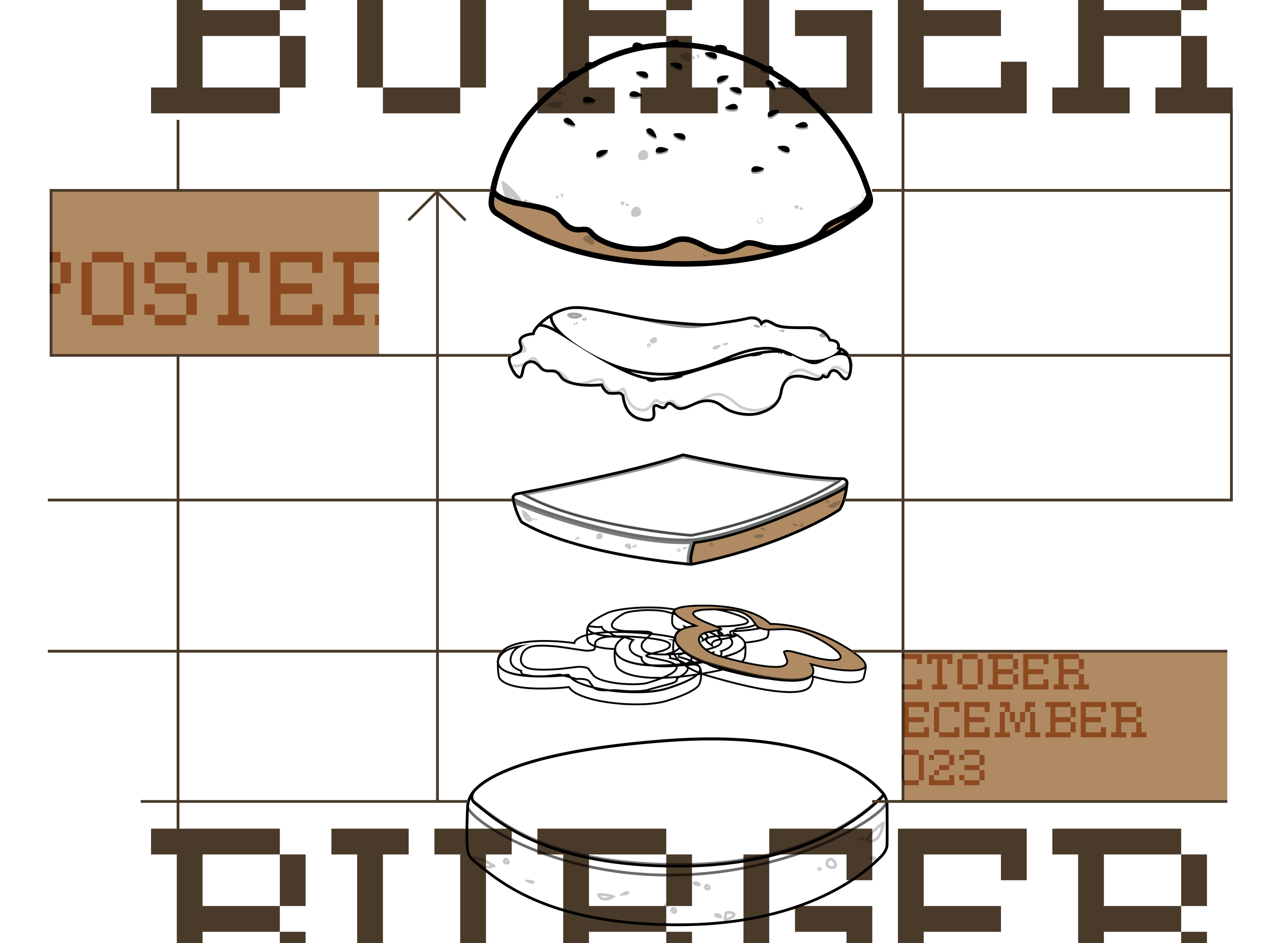 Burger collection poster — Изображение №6 — Иллюстрация, Графика на Dprofile