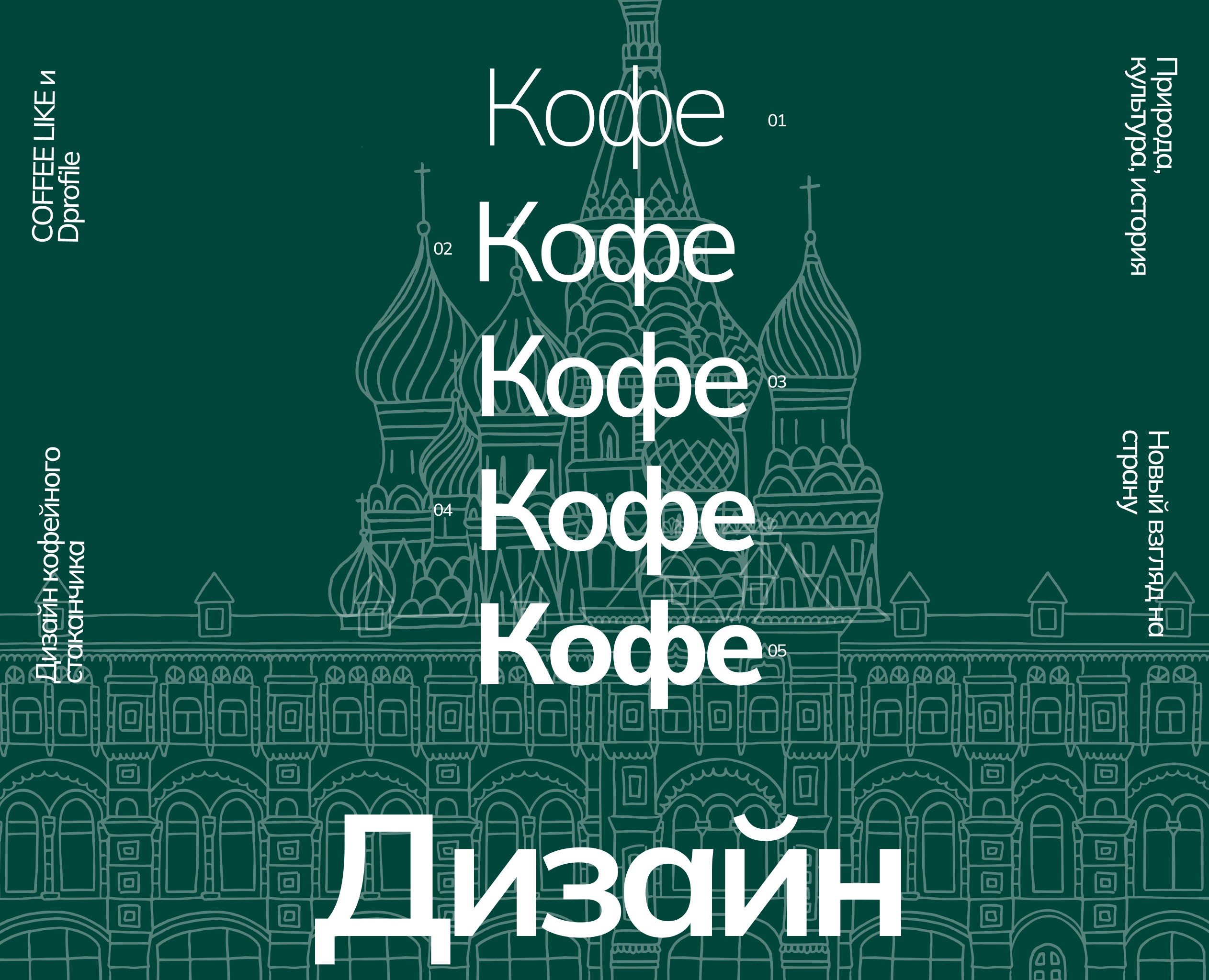 Дизайн кофейного стаканчика ( " Путешествие по России") на Dprofile