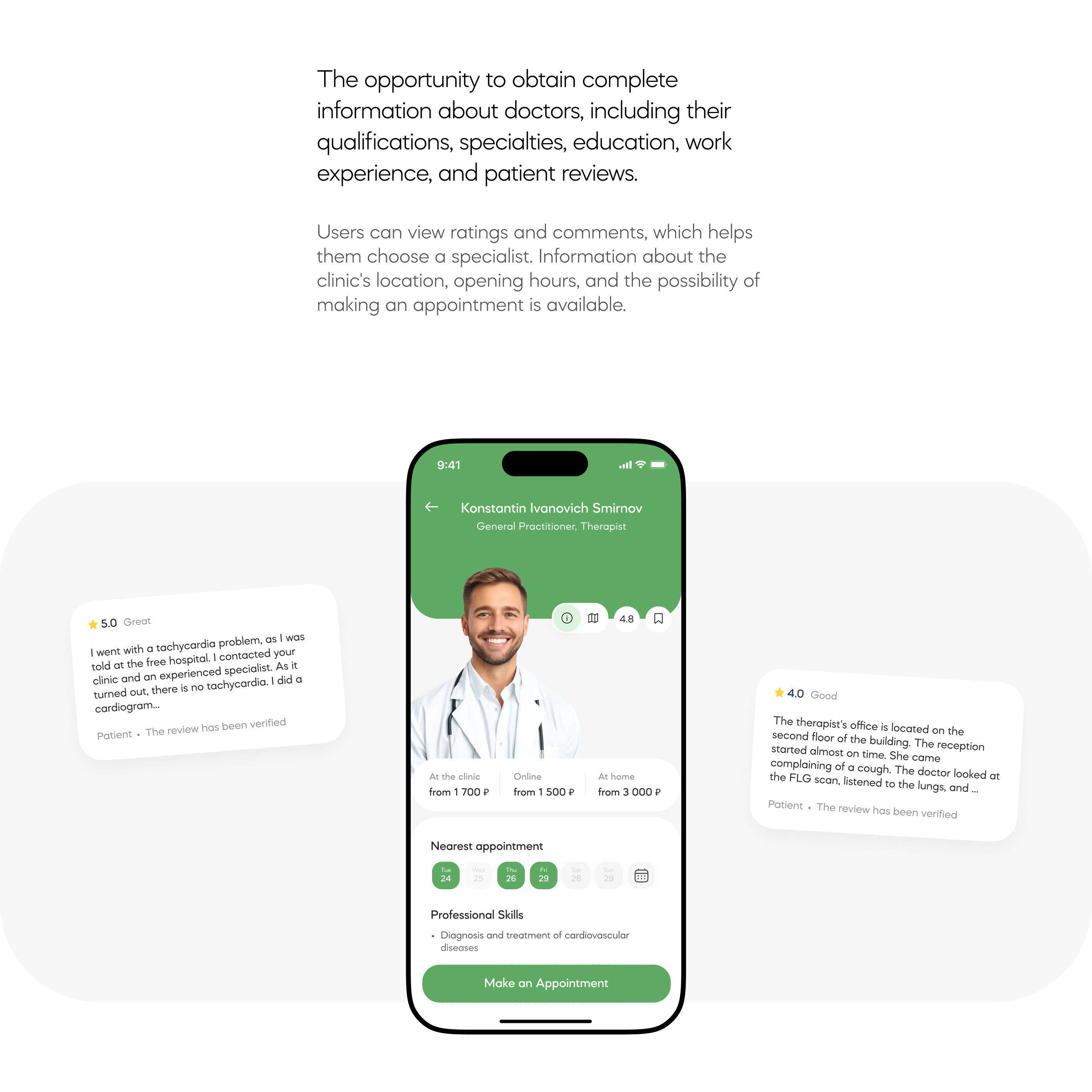 MedCity - Take care of your family's health — Изображение №8 — Интерфейсы на Dprofile
