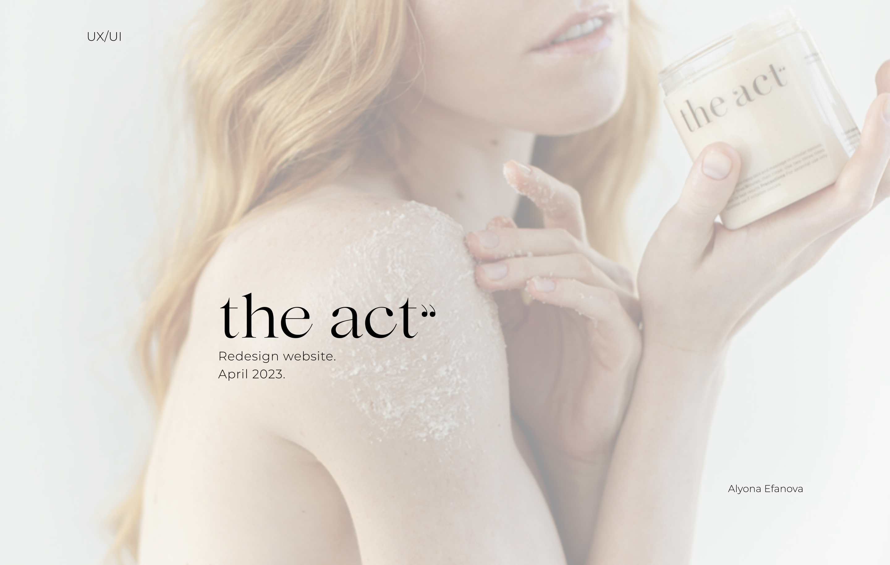 Редизайн сайта для компании "THE ACT" — Изображение №1 — Интерфейсы, Брендинг на Dprofile