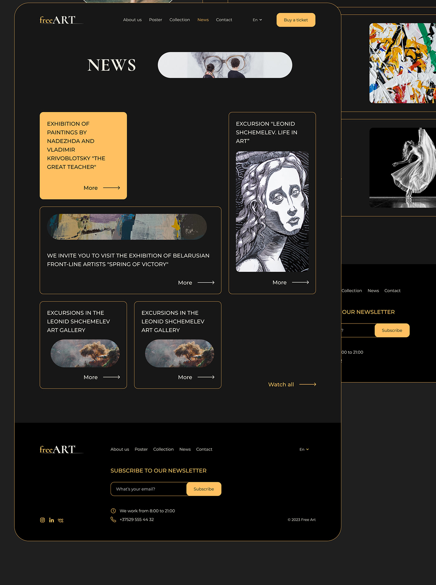 The Museum — Изображение №17 — Интерфейсы, Брендинг на Dprofile