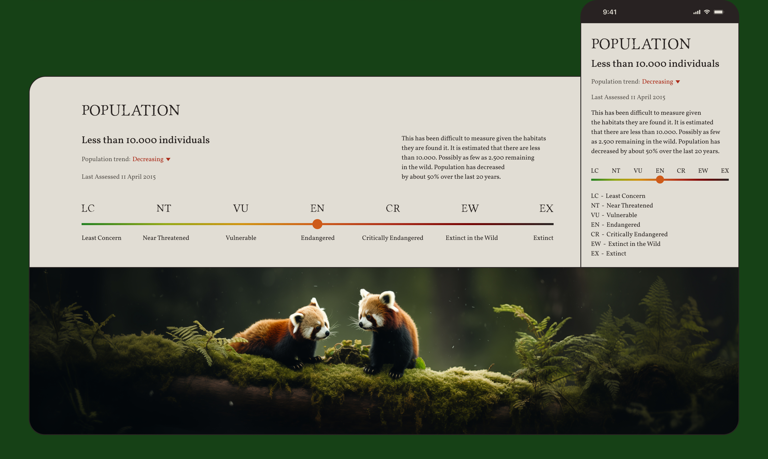 Protecting Endangered Animals / Website Concept Design — Изображение №11 — Интерфейсы на Dprofile