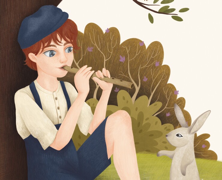 Иллюстрация к книге "Таинственный сад" — Иллюстрация на Dprofile