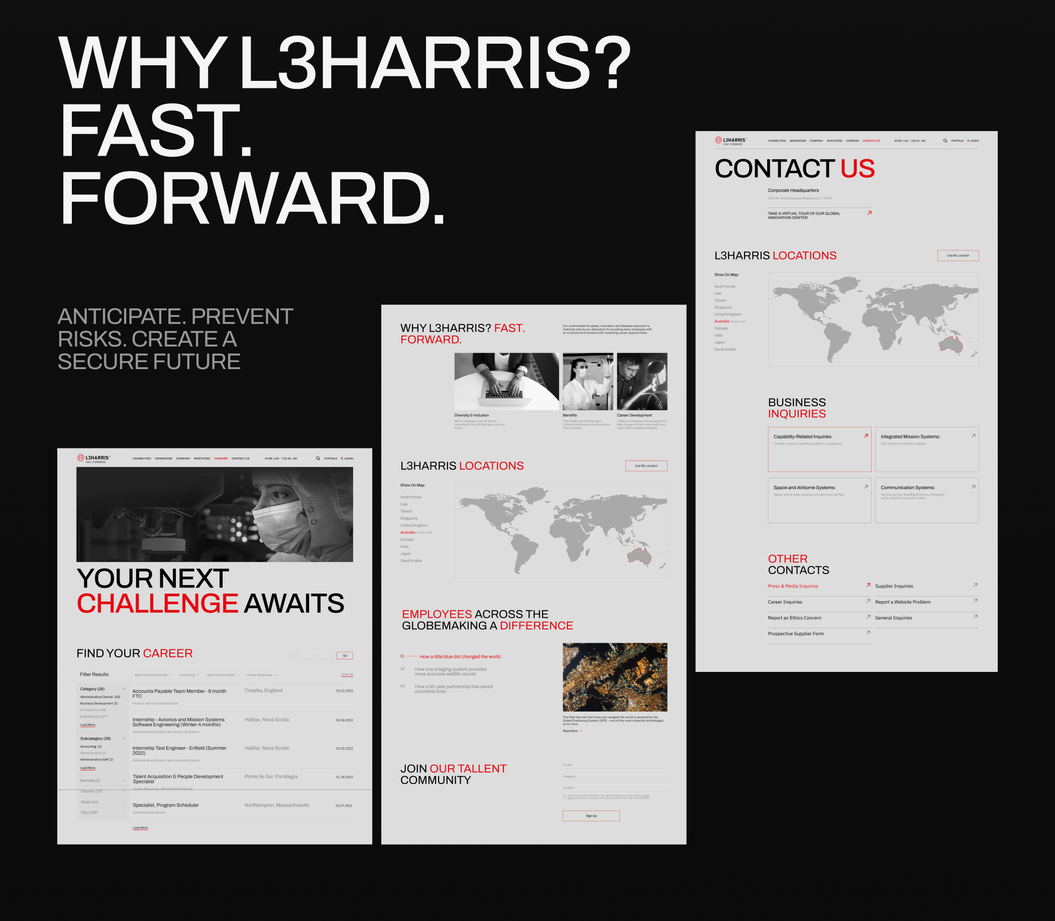 Корпоративный сайт L3Harris — Изображение №7 — Интерфейсы, Маркетинг на Dprofile