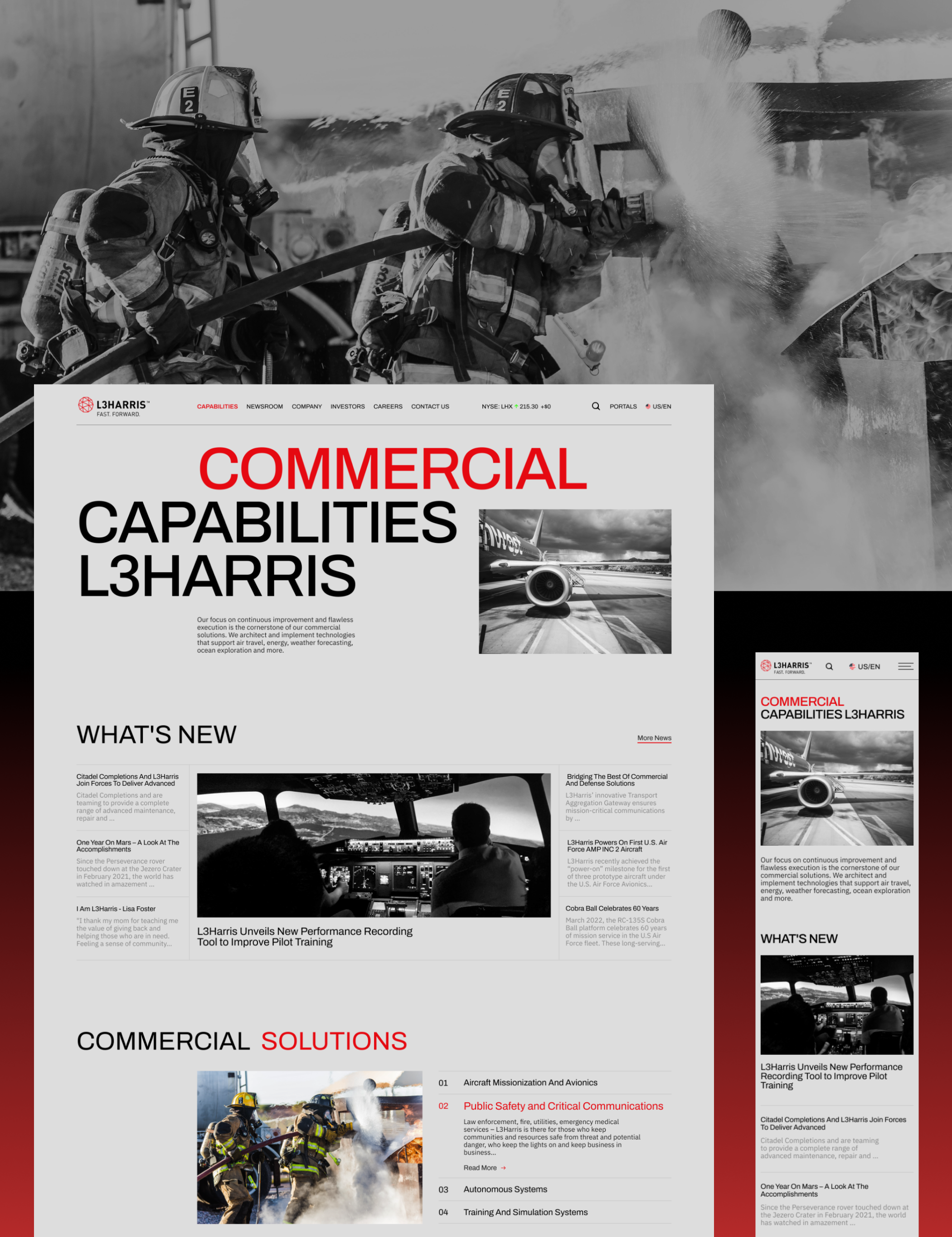 Корпоративный сайт L3Harris — Изображение №4 — Интерфейсы, Маркетинг на Dprofile