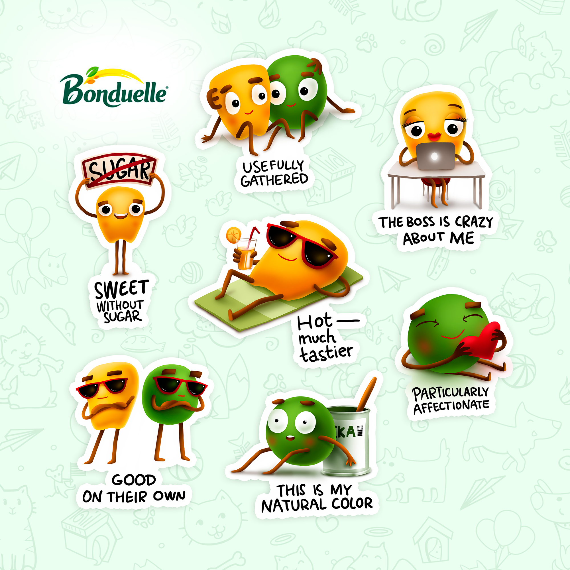 Bonduelle — Изображение №1 — Иллюстрация на Dprofile