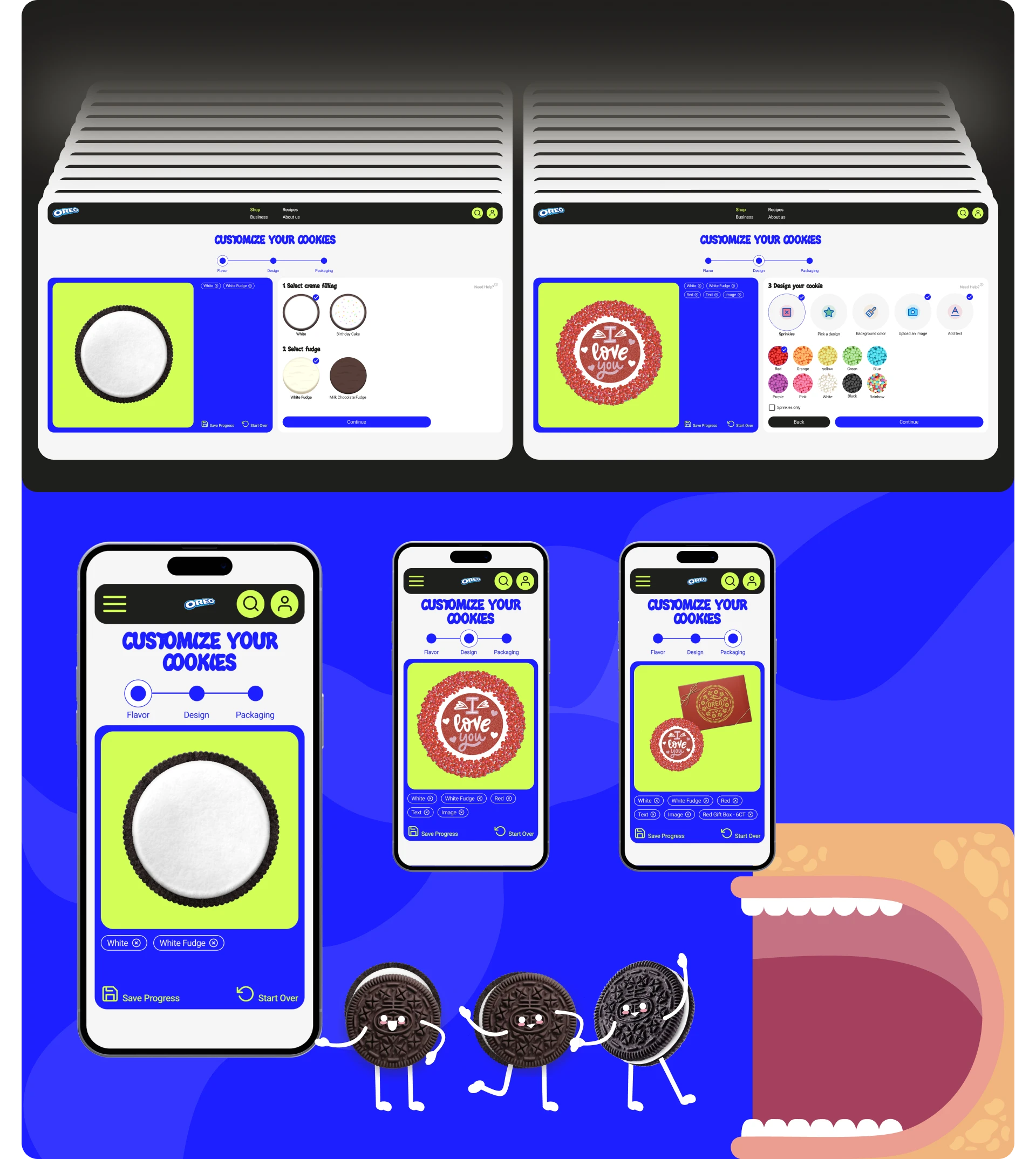 OREO — Изображение №13 — Интерфейсы, Иллюстрация на Dprofile