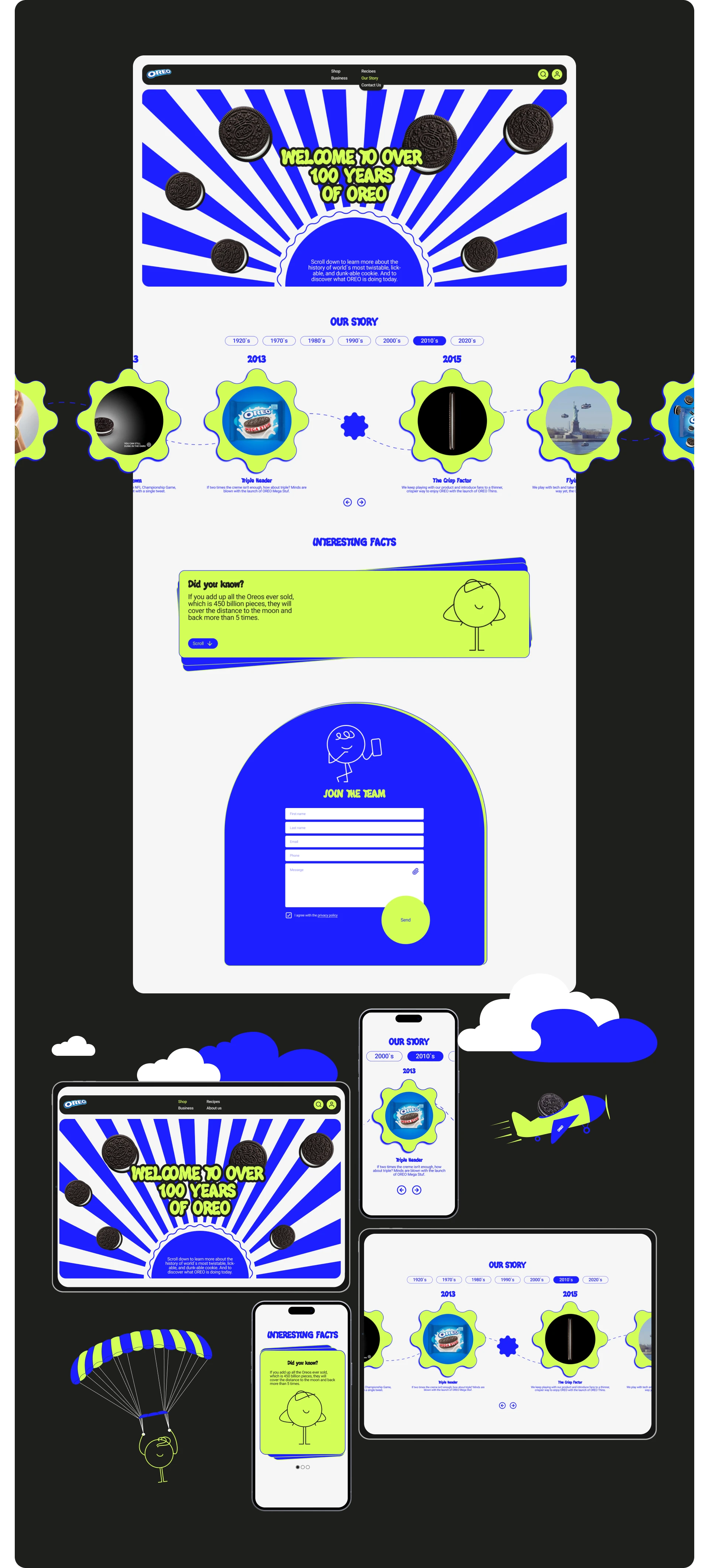 OREO — Изображение №14 — Интерфейсы, Иллюстрация на Dprofile