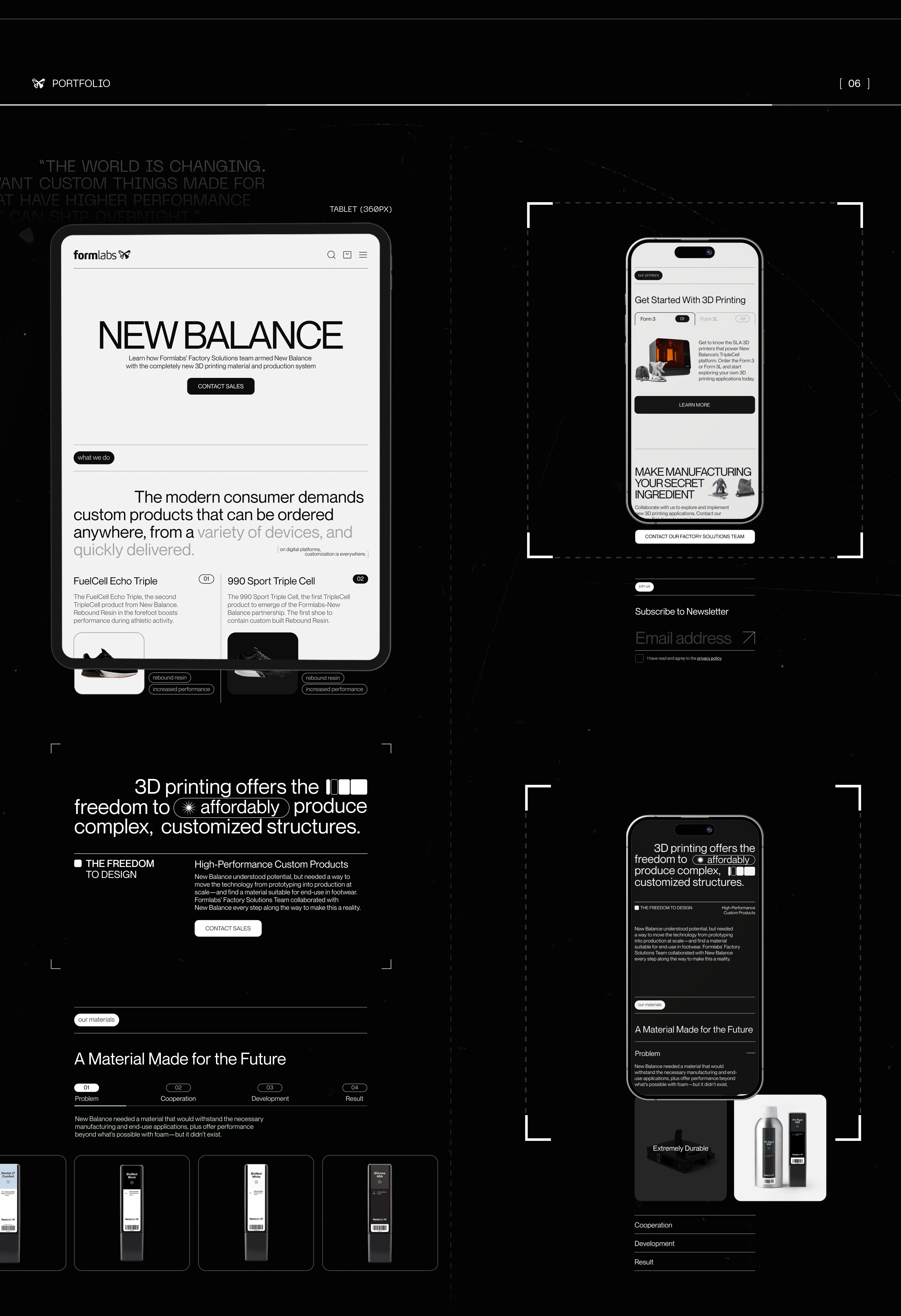 Formlabs / Redesign concept — Изображение №19 — Интерфейсы, Анимация на Dprofile