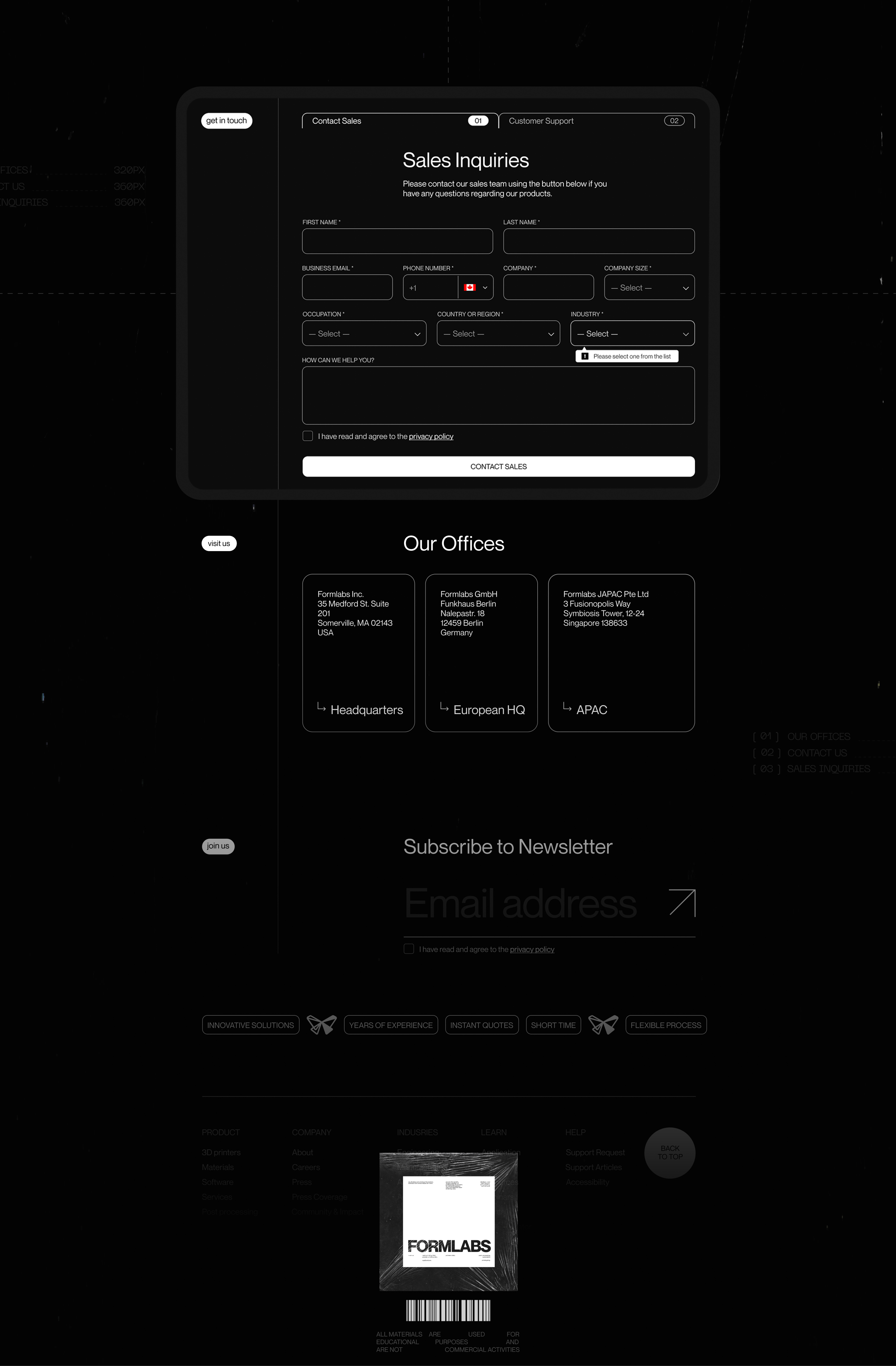 Formlabs / Redesign concept — Изображение №22 — Интерфейсы, Анимация на Dprofile