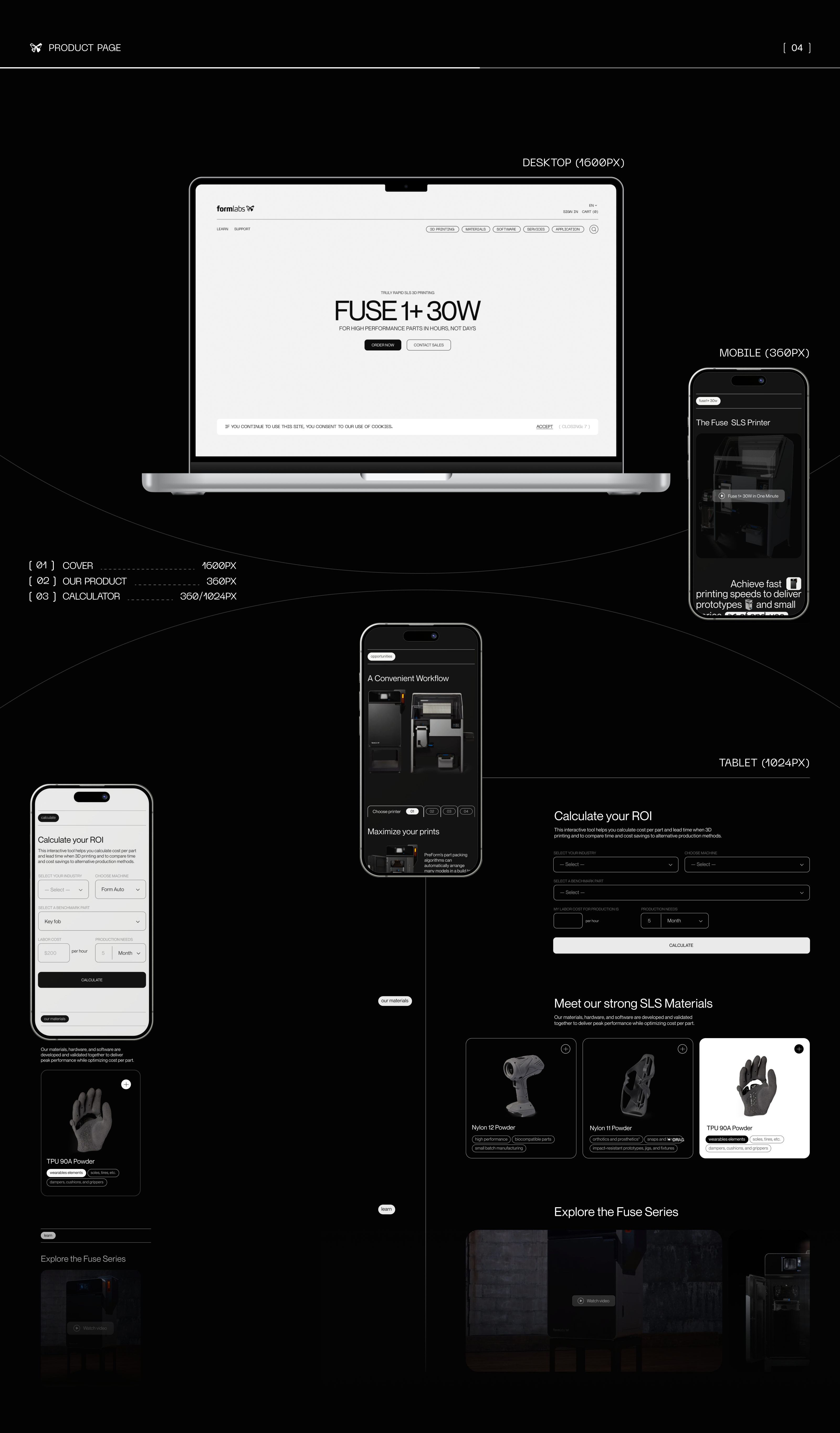 Formlabs / Redesign concept — Изображение №13 — Интерфейсы, Анимация на Dprofile