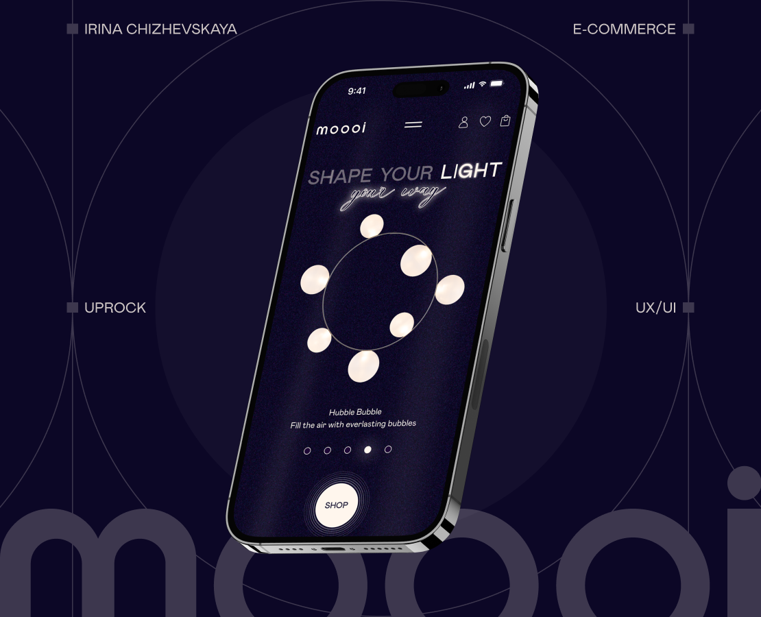 MOOOI / E-commerce ux/ui design на Dprofile