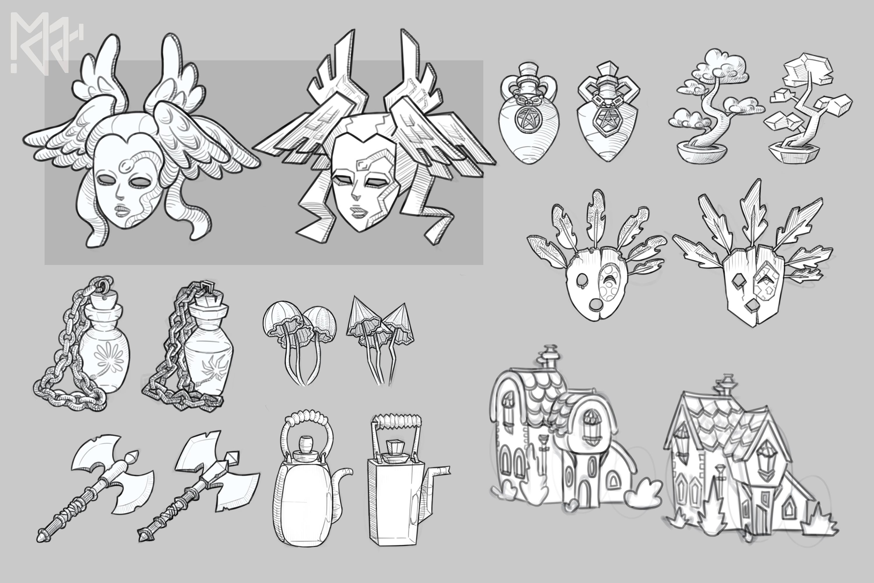 Учебные работы по 2D рисунку. — Изображение №3 — Иллюстрация, Графика на Dprofile