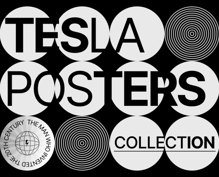 TESLA POSTERS — Графика на Dprofile
