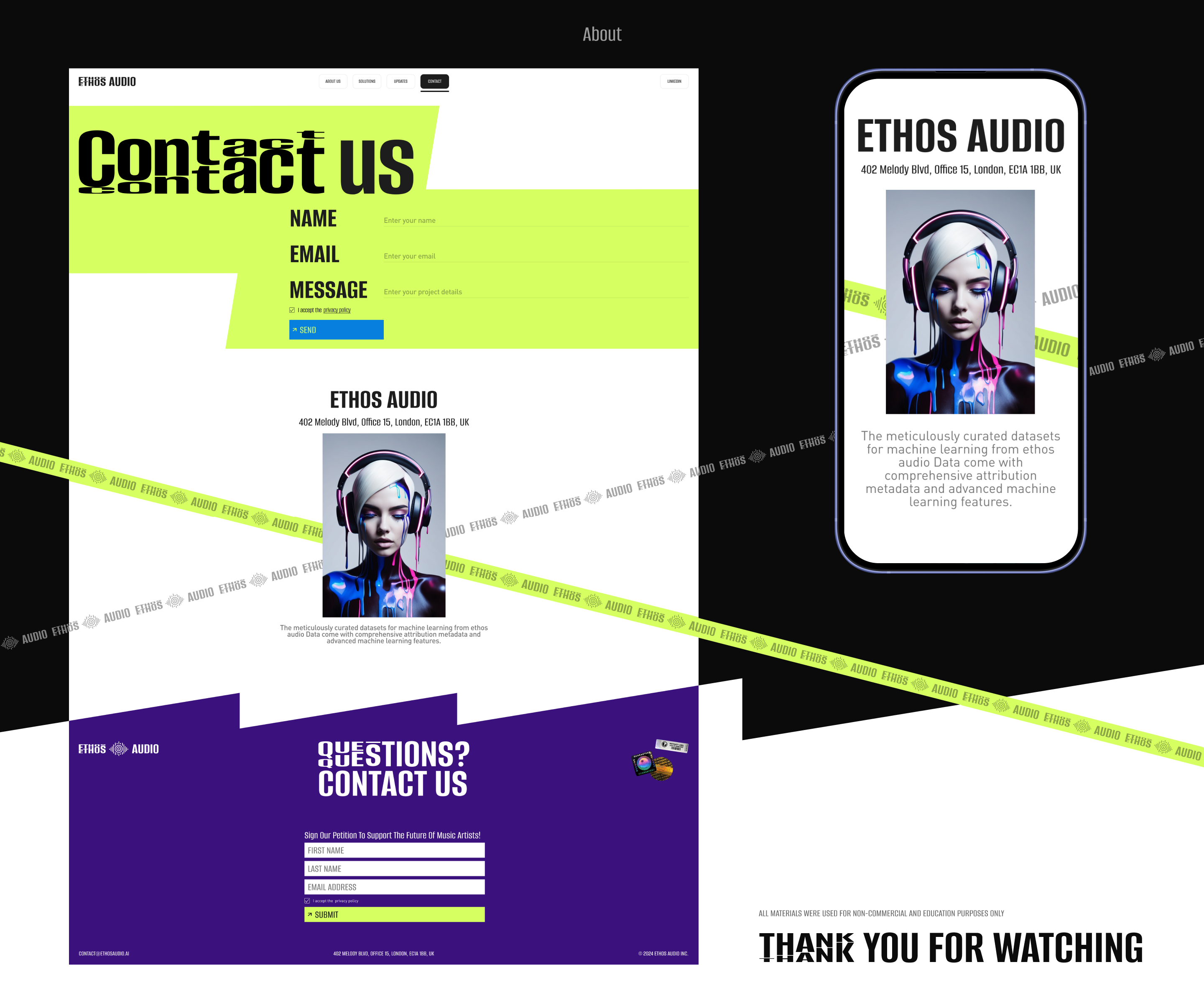 Ethos Audio | Corporate website redesign — Изображение №15 — Интерфейсы на Dprofile