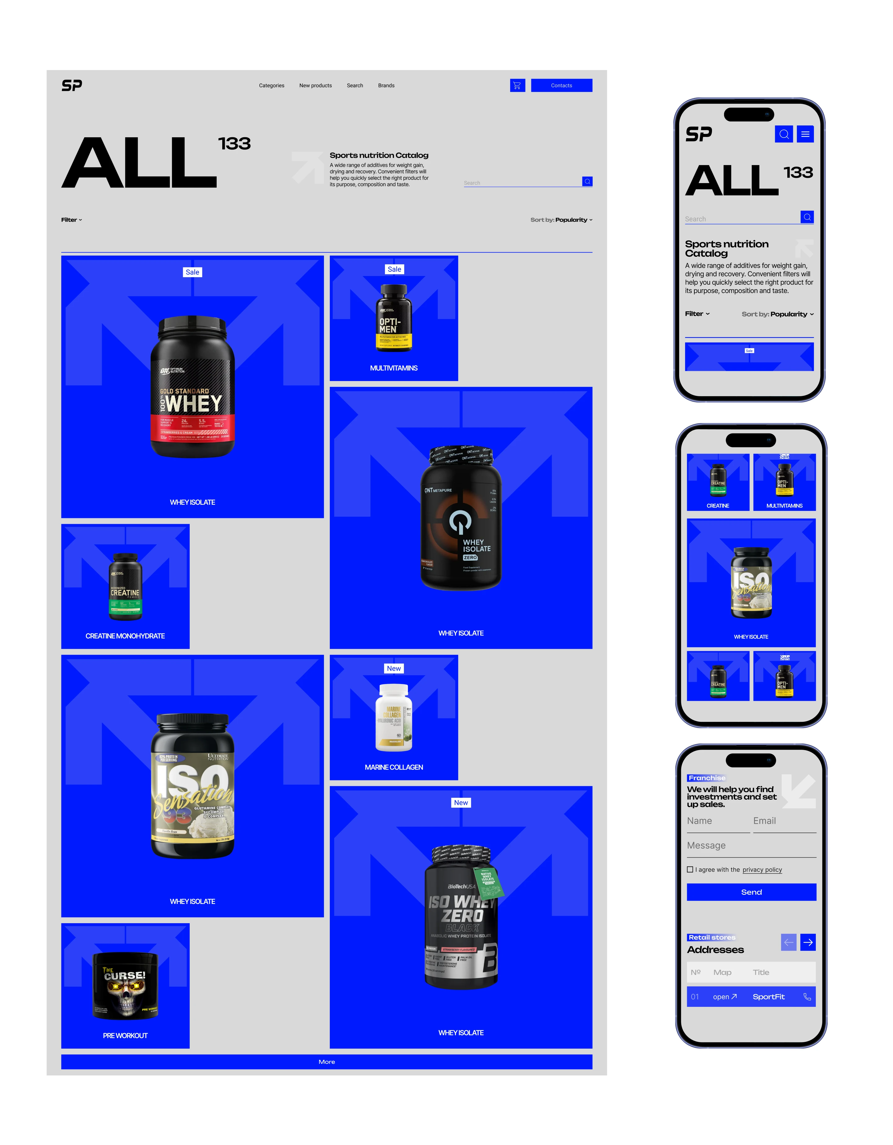 SPORTPIT | E-COMMERCE — Изображение №6 — Интерфейсы, Брендинг на Dprofile