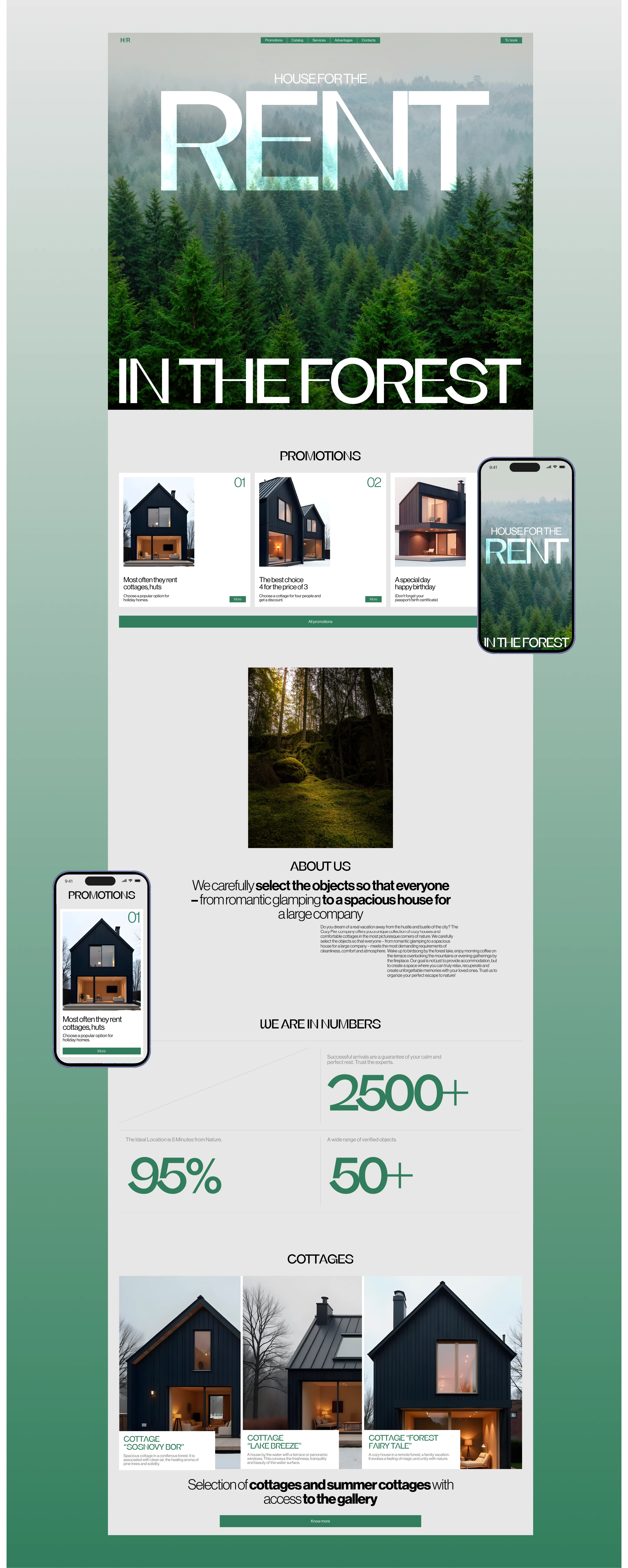 House for the Rent | Corporate website redesign — Изображение №3 — Интерфейсы, Брендинг на Dprofile