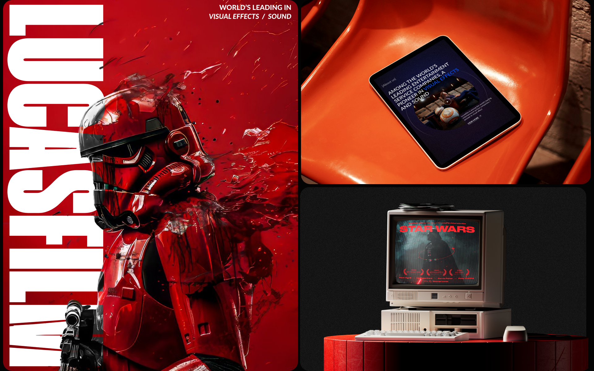LUCASFILM.LTD | Corporate website — Изображение №5 — Интерфейсы на Dprofile