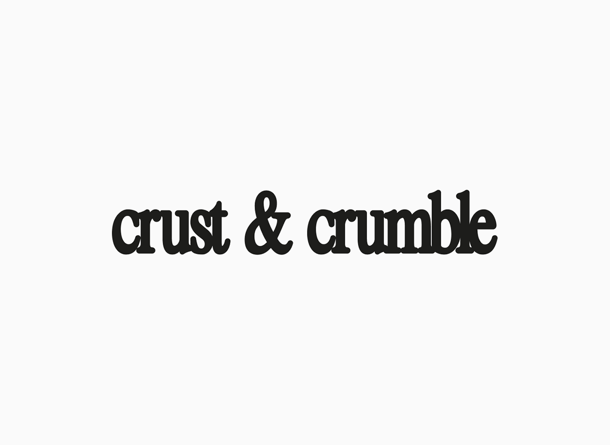 crust & crumble // фирменный стиль для пекарни — Изображение №1 — Брендинг, Графика на Dprofile