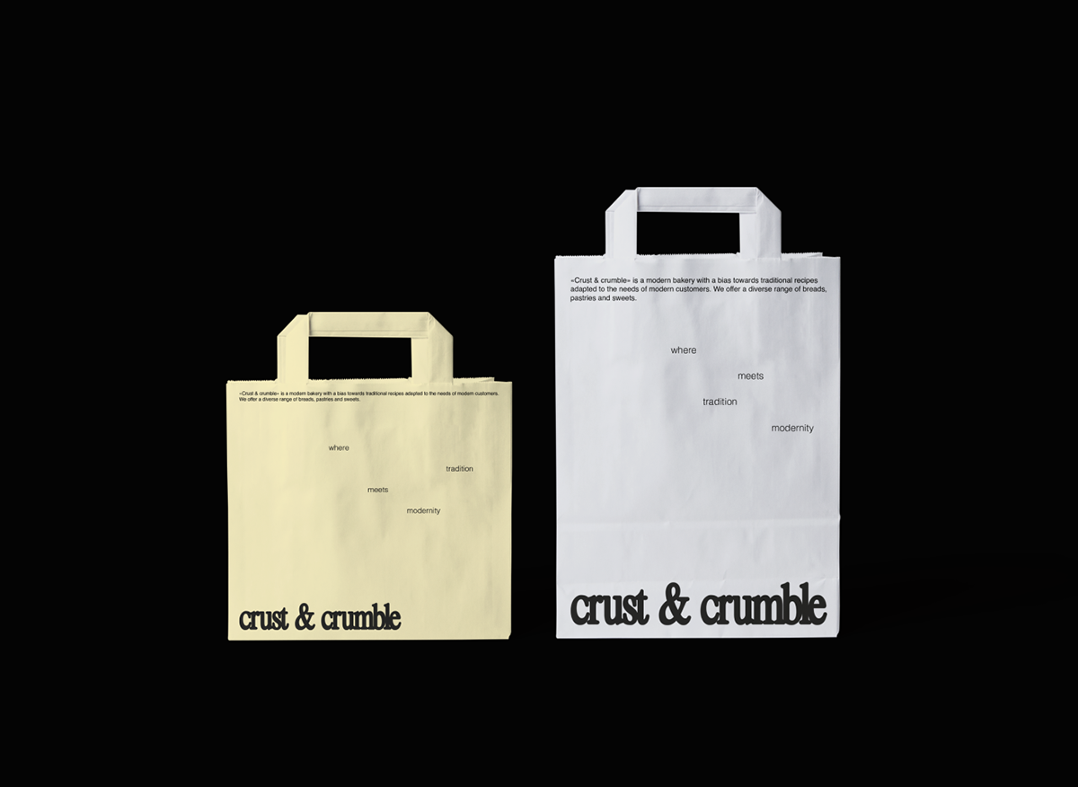 crust & crumble // фирменный стиль для пекарни — Изображение №12 — Брендинг, Графика на Dprofile