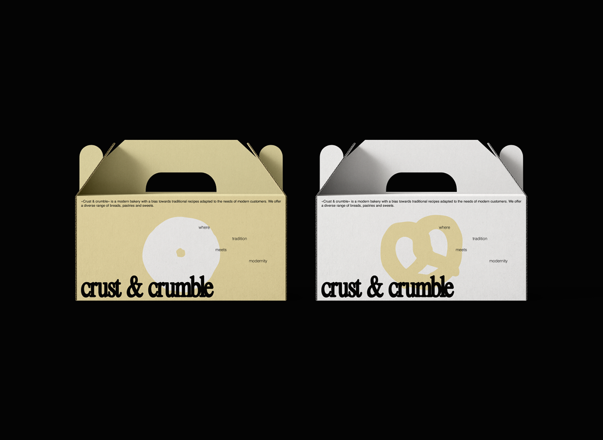 crust & crumble // фирменный стиль для пекарни — Изображение №6 — Брендинг, Графика на Dprofile