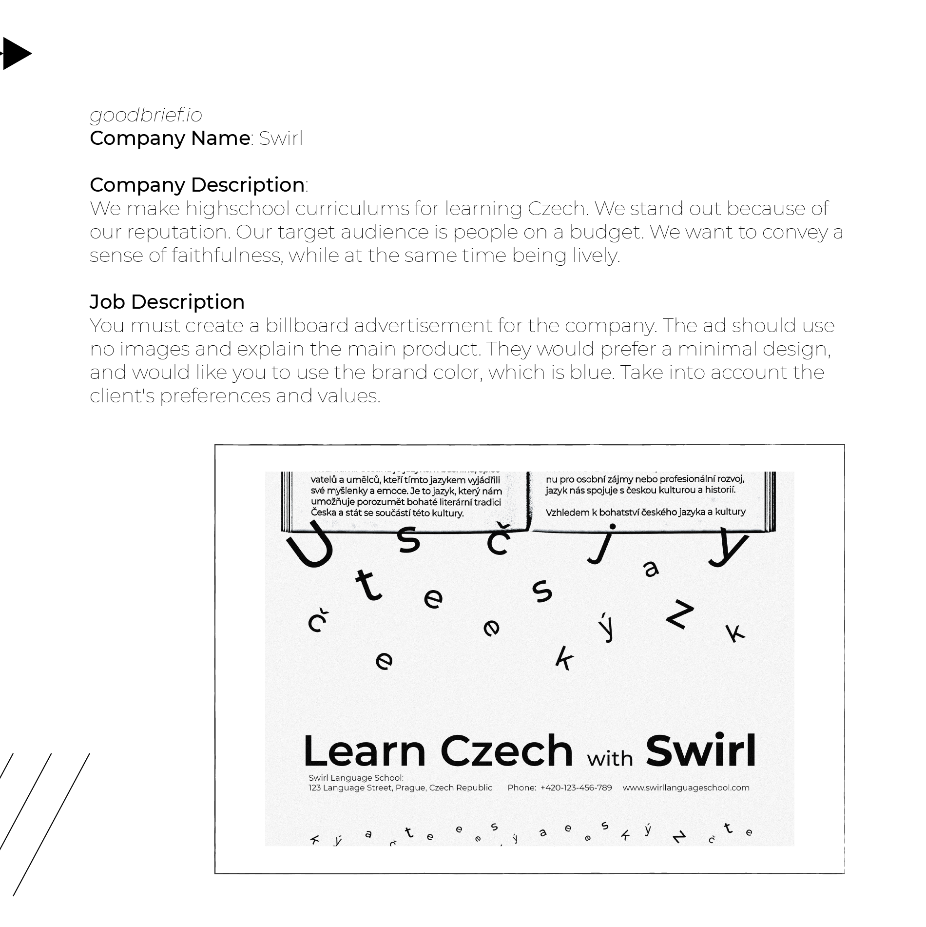 Биллборд для языковой школы — Изображение №1 — Брендинг, Графика на Dprofile