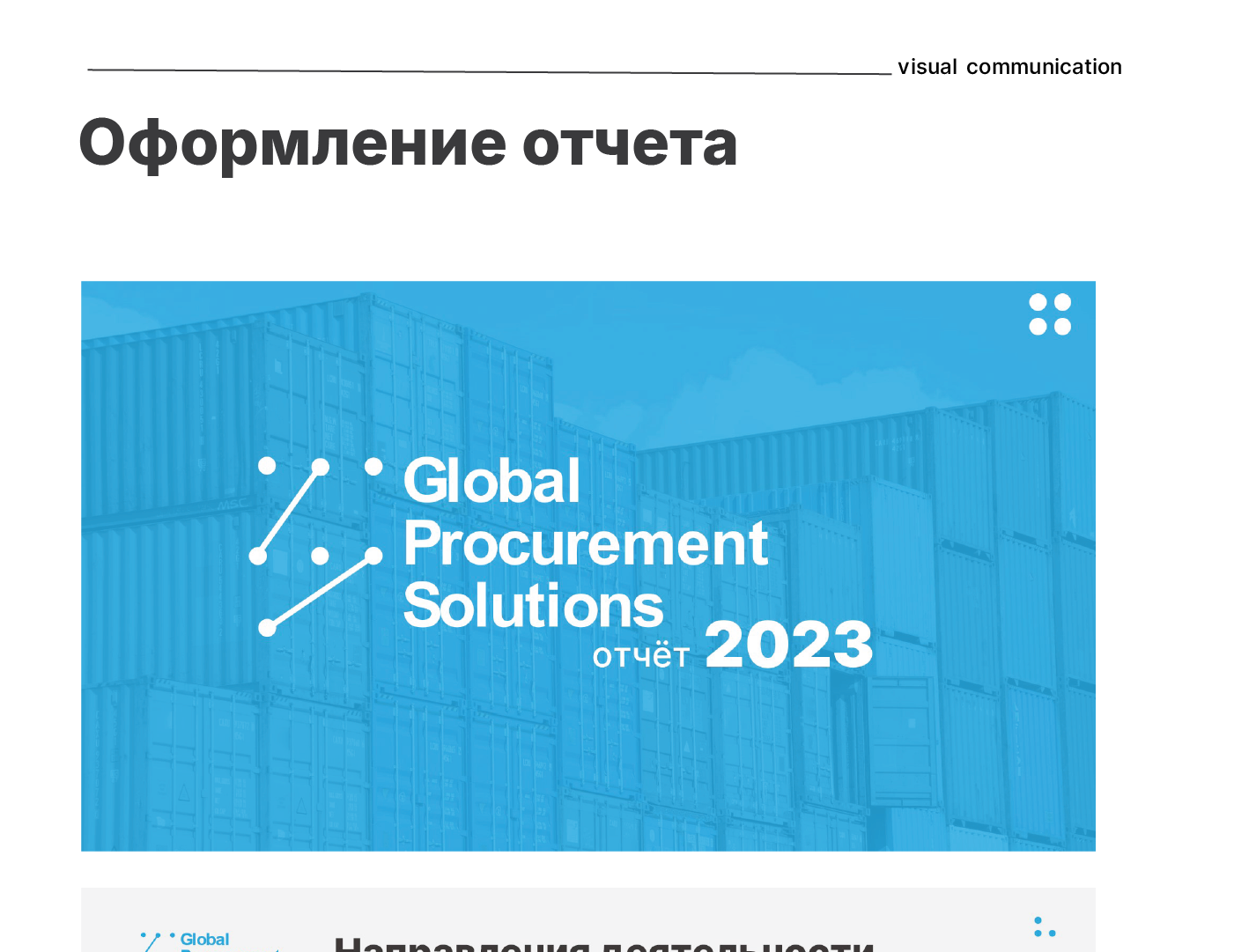 Дизайн презентации - отчета компании за 2023 год — Изображение №1 — Маркетинг на Dprofile