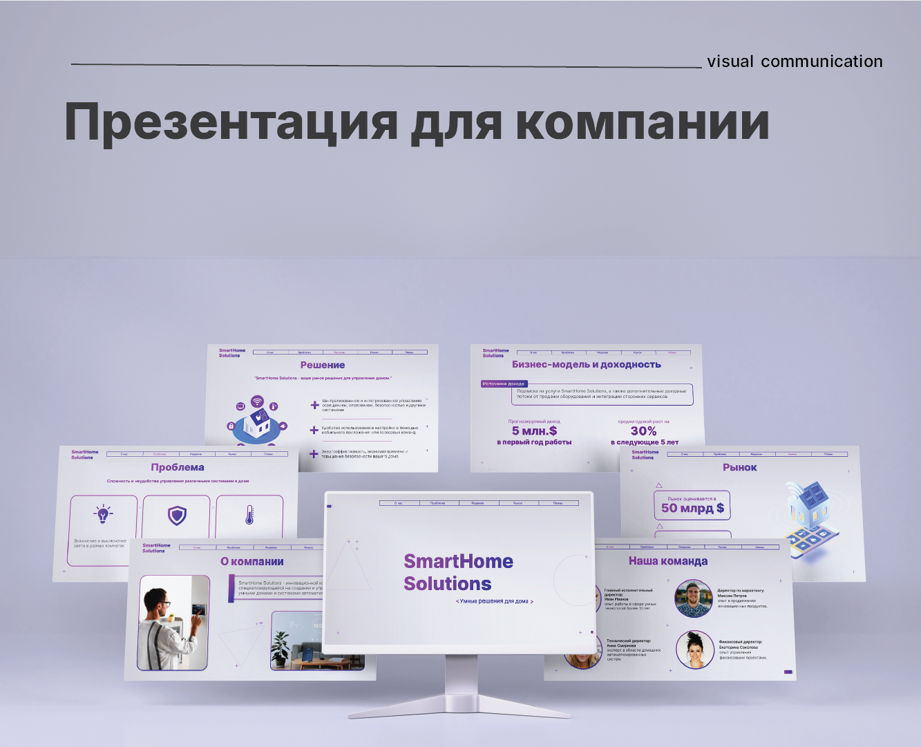 Презентация для компании SmartHomeSolutions — Маркетинг на Dprofile