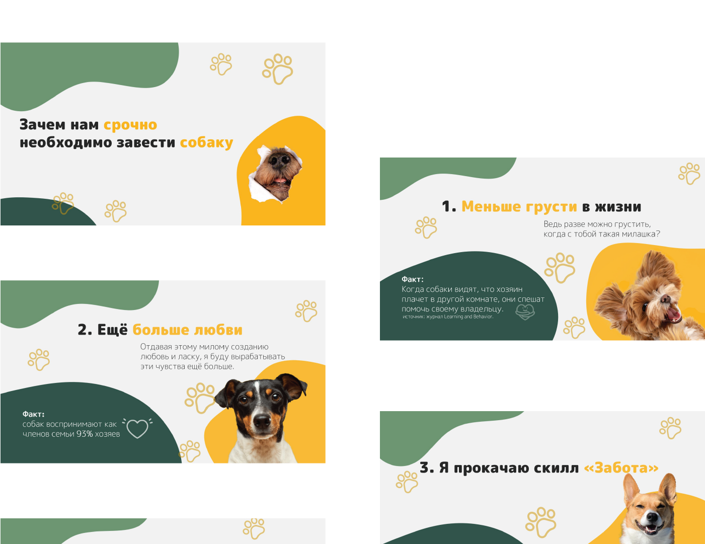 Презентация для любителей собак — Изображение №2 — Маркетинг на Dprofile