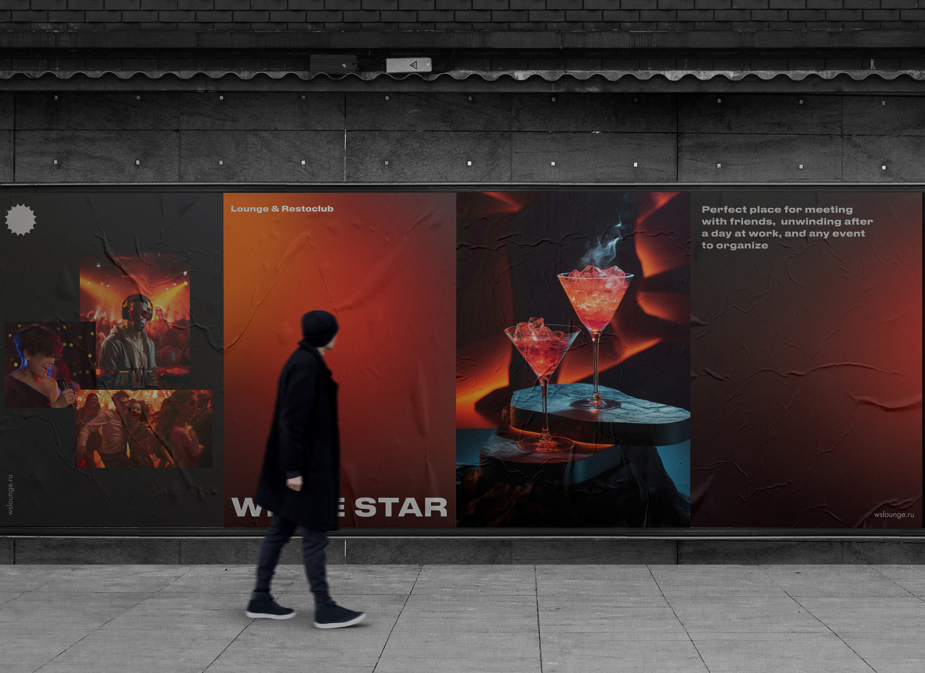 Website Lounge Bar WHITE STAR — Изображение №7 — Интерфейсы, Брендинг на Dprofile