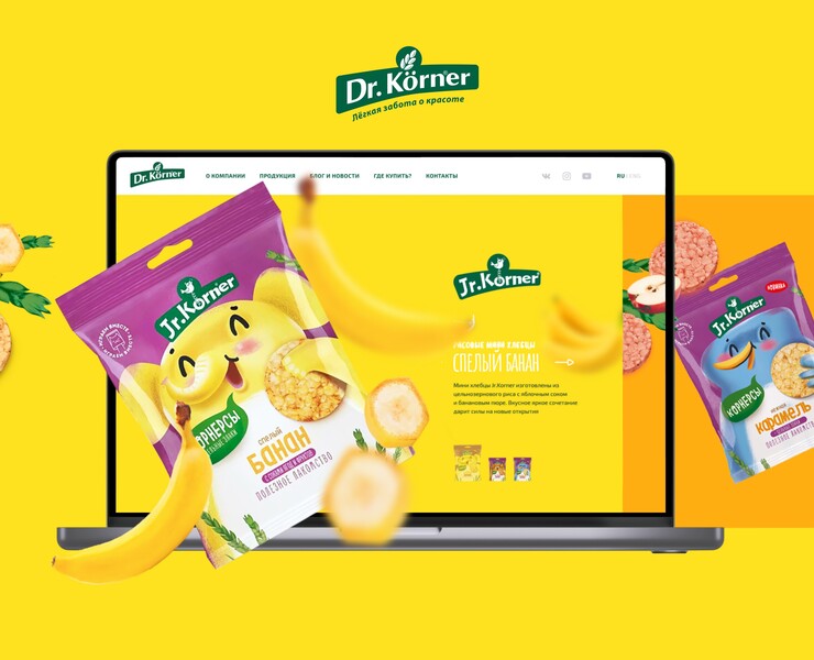 Concept promo site Dr.Korner — Интерфейсы, Графика на Dprofile