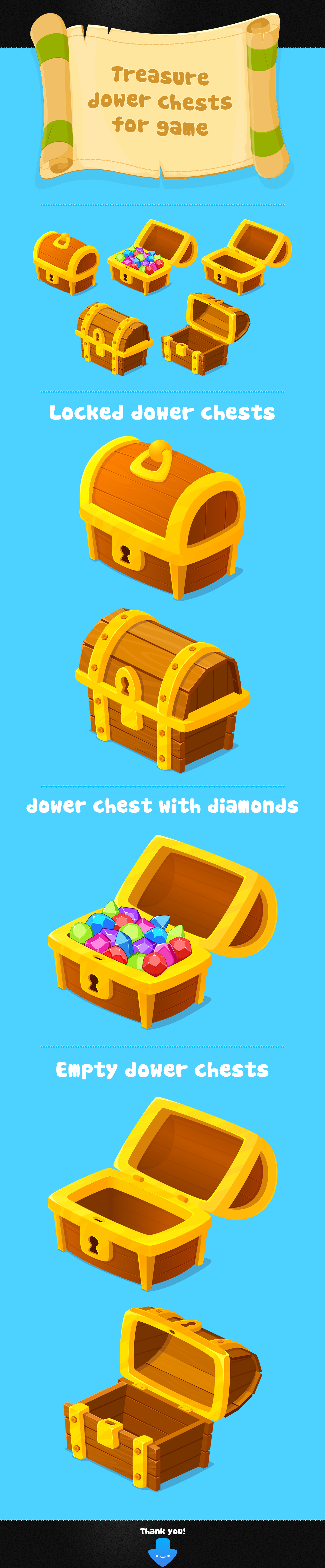 Treasure Chest (2017) — Изображение №1 — Иллюстрация, Графика на Dprofile