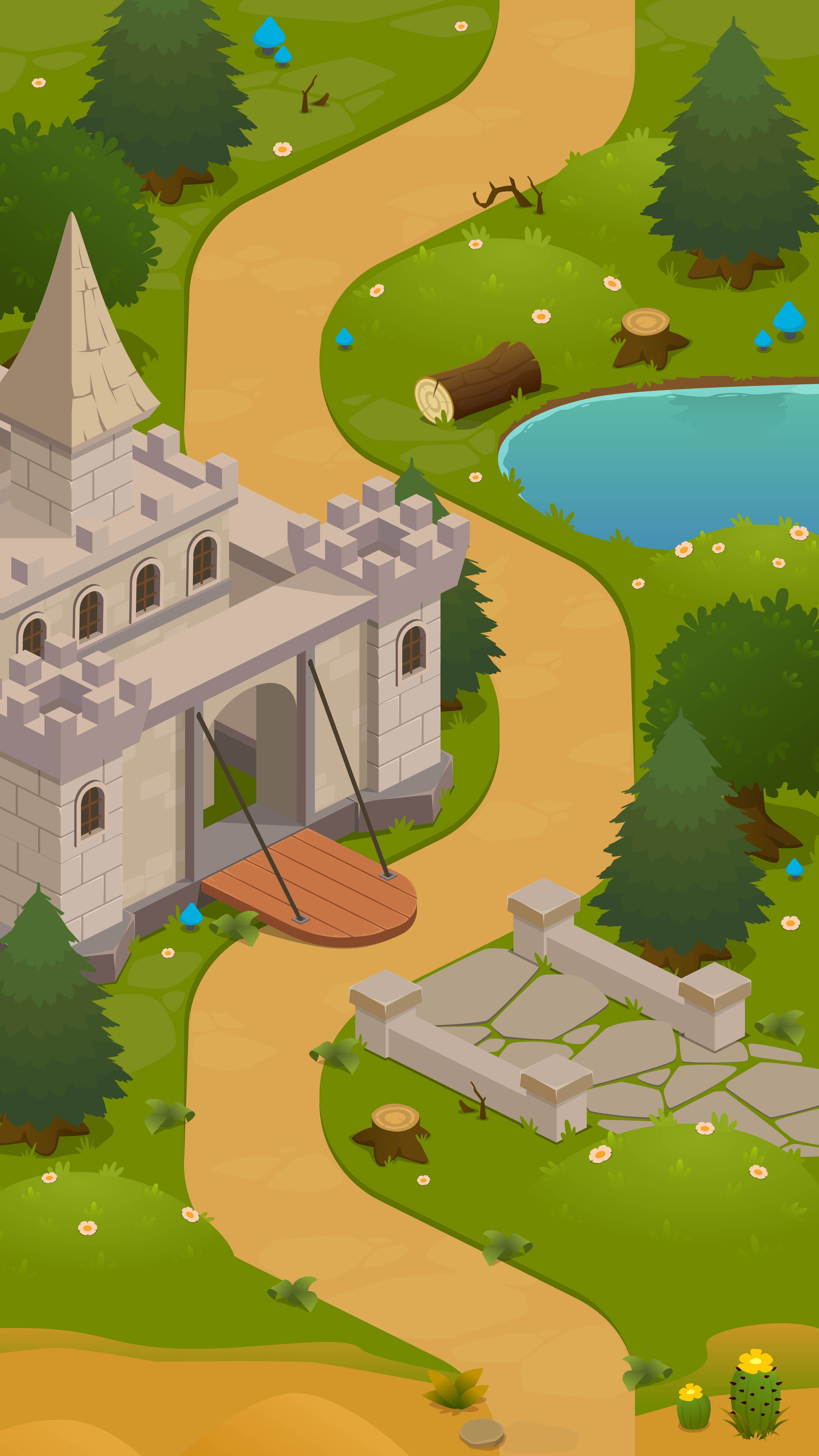 Vector Game Map (2020) — Изображение №1 — Иллюстрация, Графика на Dprofile