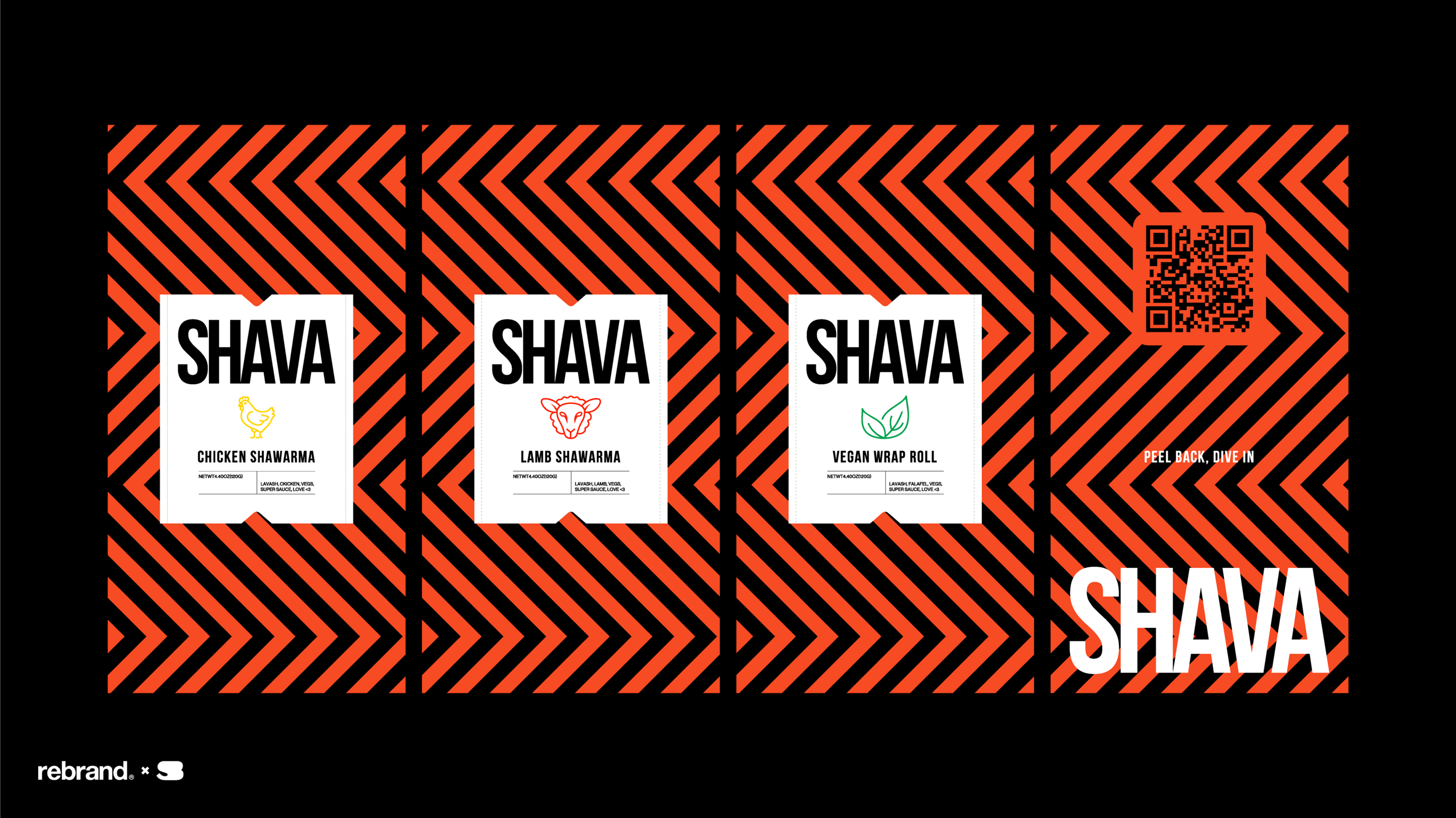 SHAVA - Street food — Изображение №4 — Брендинг на Dprofile