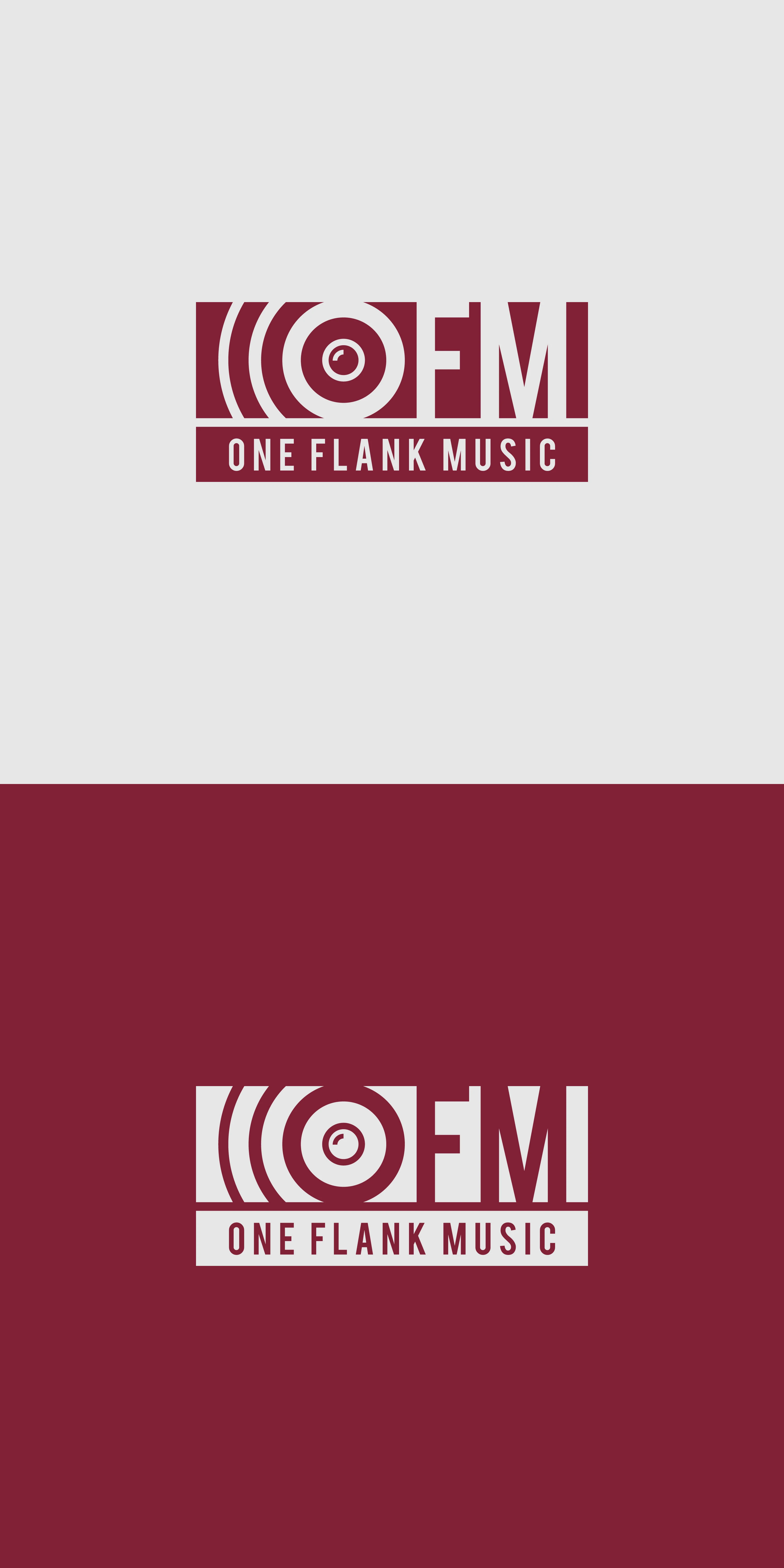 Логотип ONE FLANK MUSIC — Изображение №1 — Брендинг, Графика на Dprofile