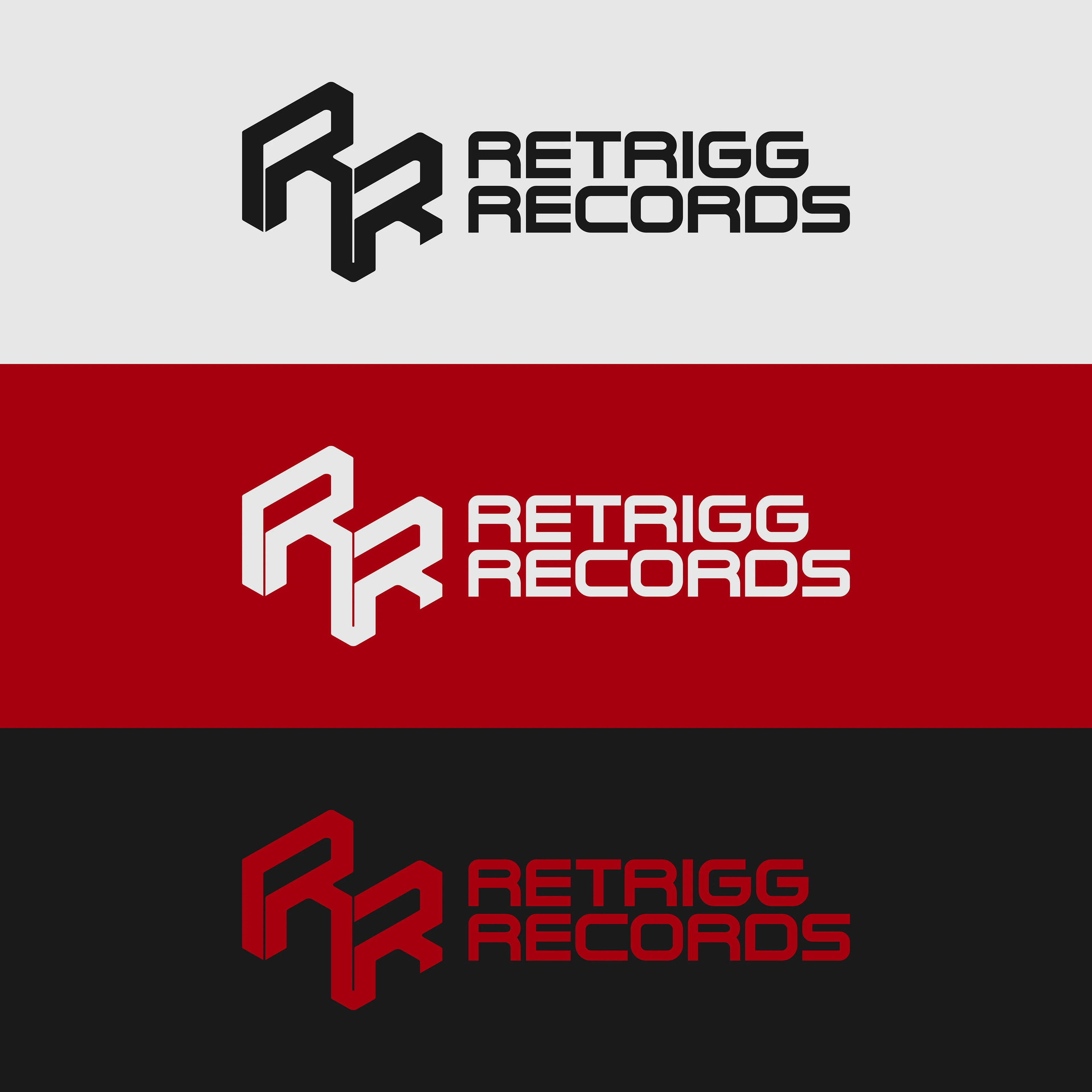 Логотип RETRIGG RECORDS — Изображение №3 — Брендинг, Графика на Dprofile