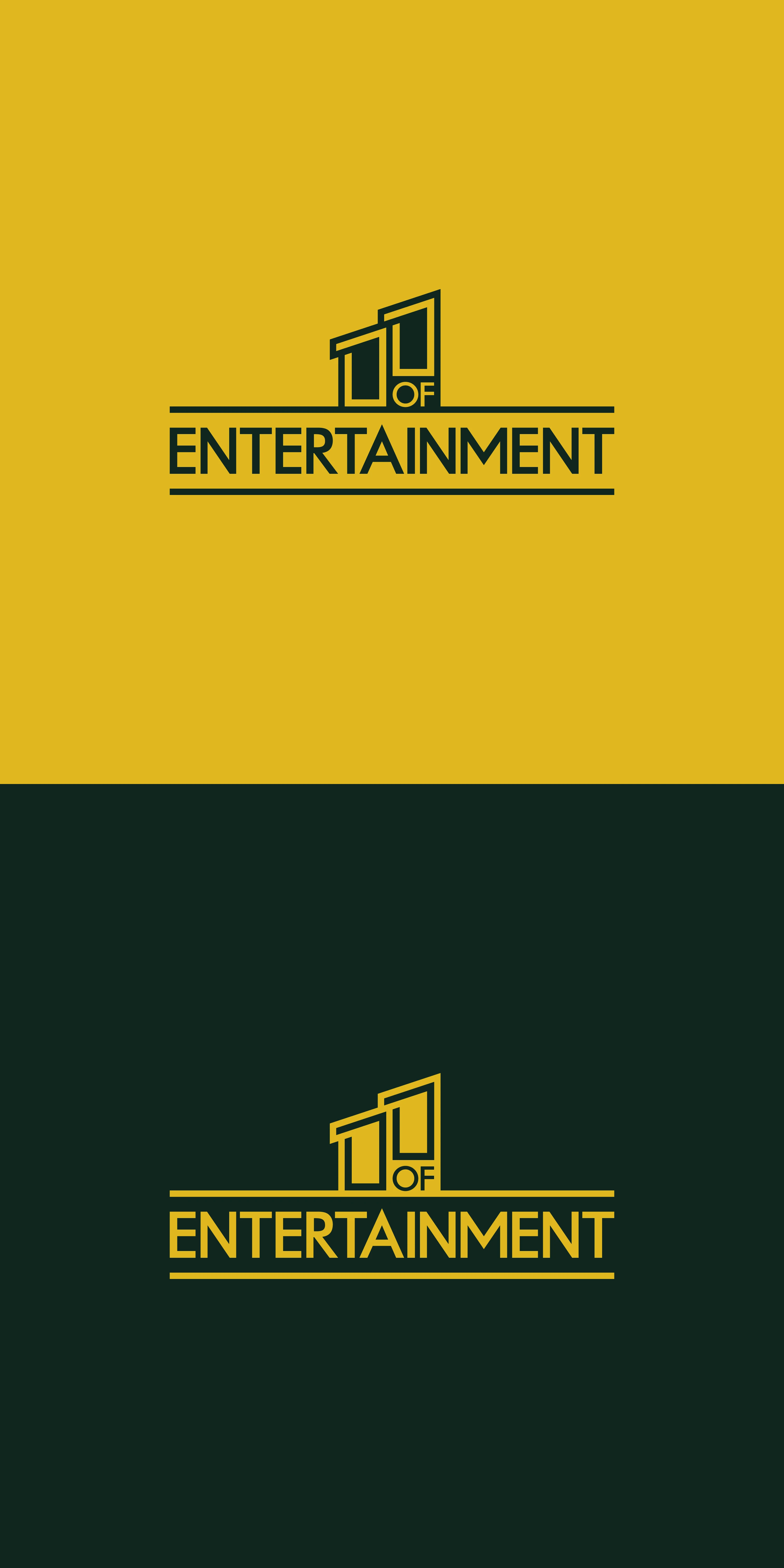 Логотип 1 of 1 ENTERTAINMENT — Изображение №1 — Брендинг, Графика на Dprofile