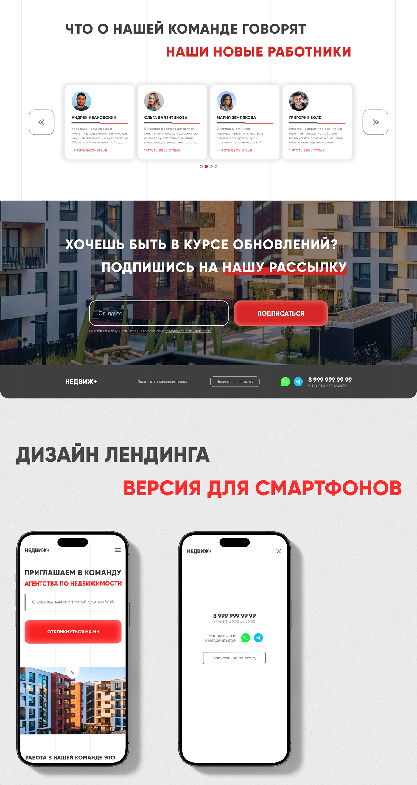 Landing page для агентства недвижимости — Изображение №4 — Интерфейсы на Dprofile