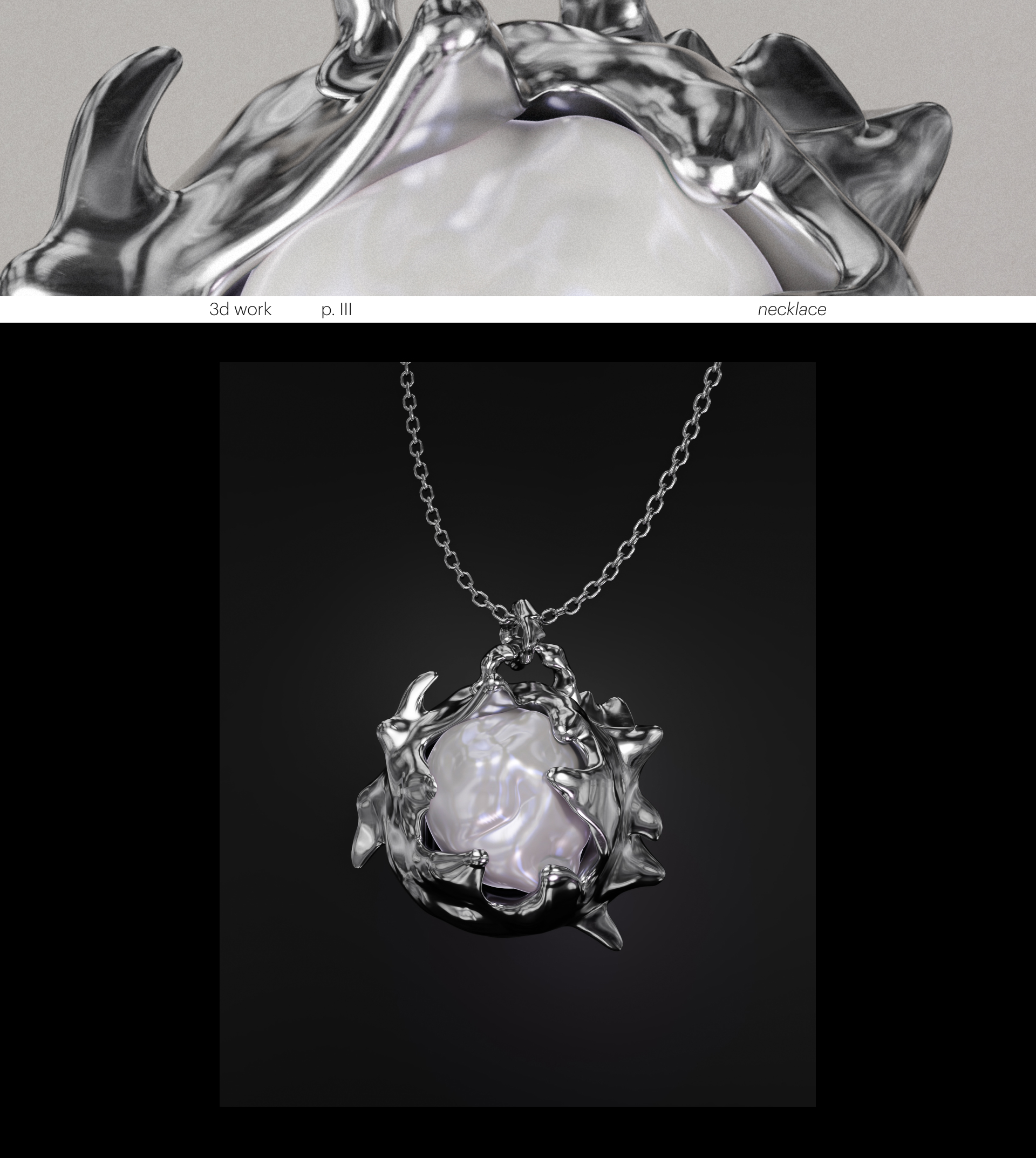 3D work|Necklace|p. III — Изображение №1 — 3D, Анимация на Dprofile