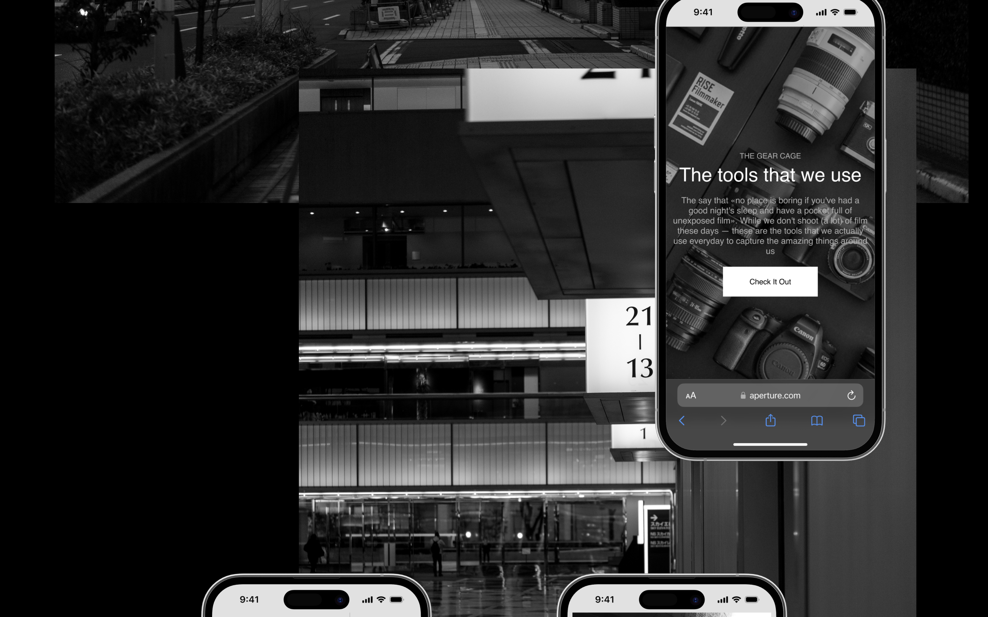 Aperture Studios | Redesign Concept — Изображение №6 — Интерфейсы, Брендинг на Dprofile