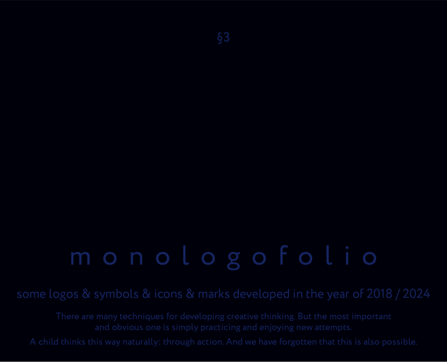 монологофолио §3 — Брендинг, Графика на Dprofile