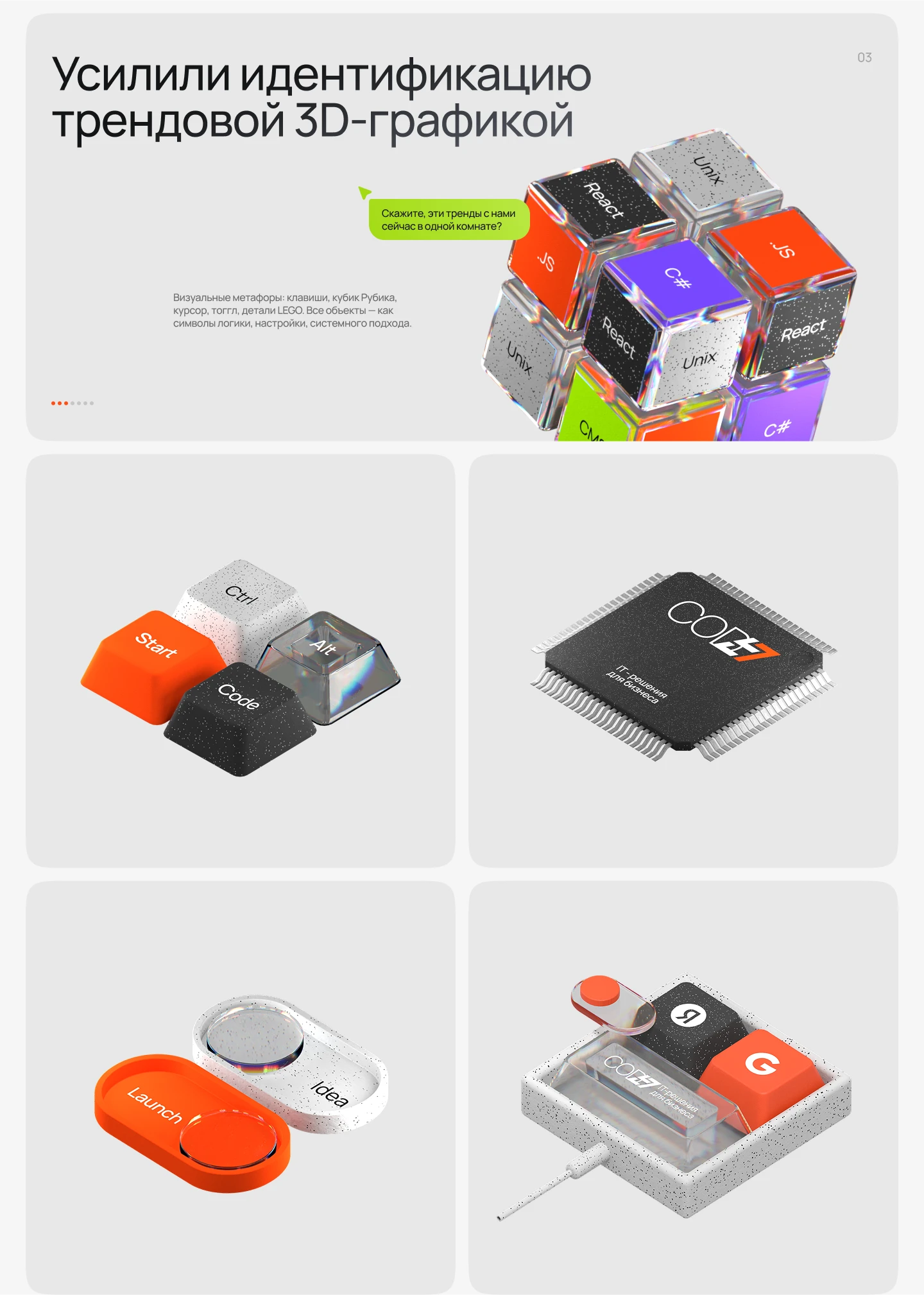 CODE7 | Брендинг&UI-дизайн сайта для IT-кампании — Изображение №6 — Интерфейсы, Брендинг на Dprofile