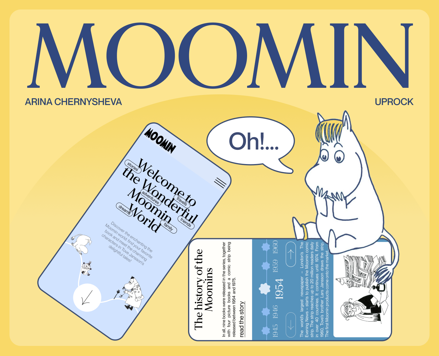 MOOMIN|Corporate website на Dprofile