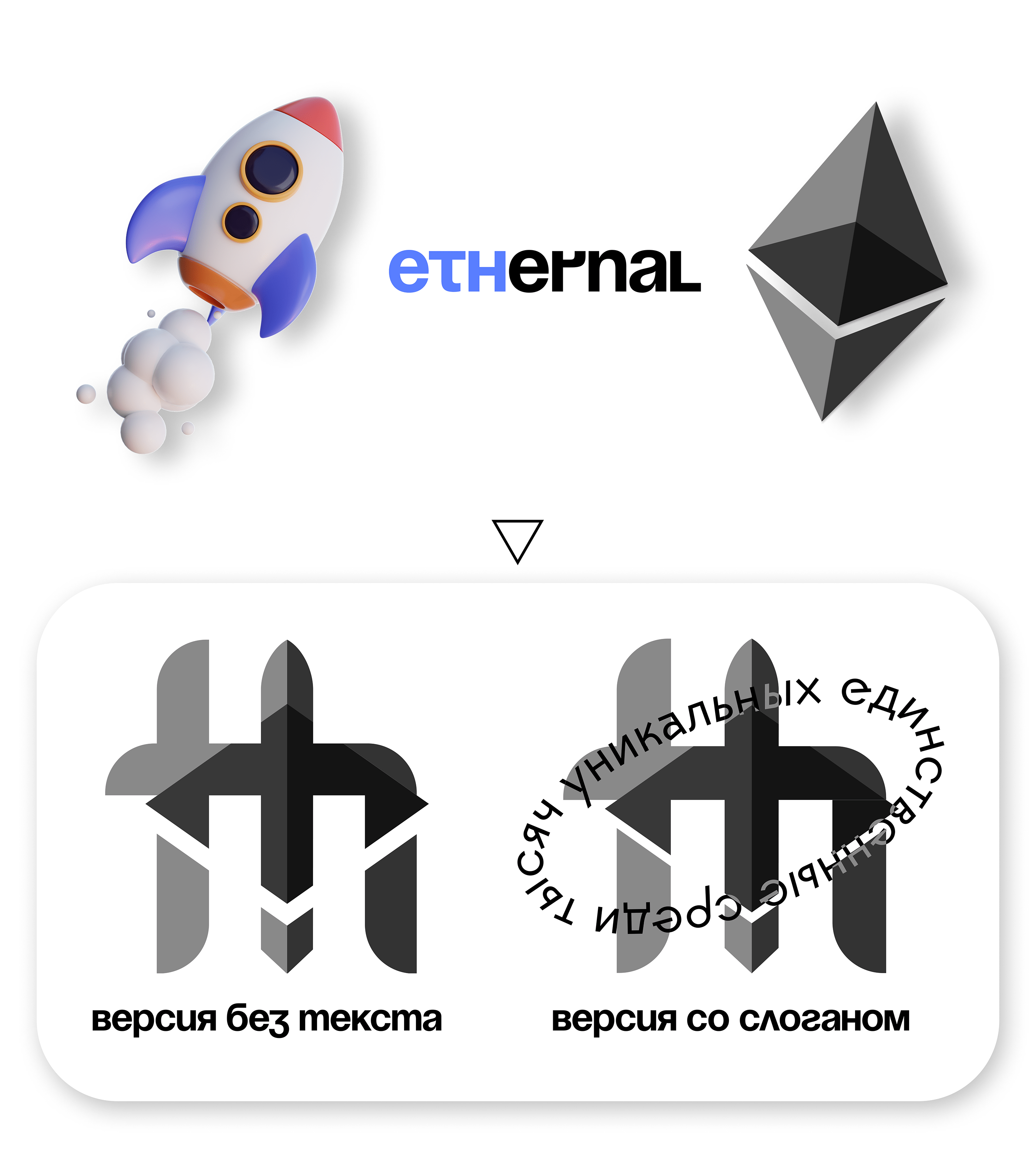 ETHERNAL: NFT-магазин — Изображение №2 — Брендинг на Dprofile