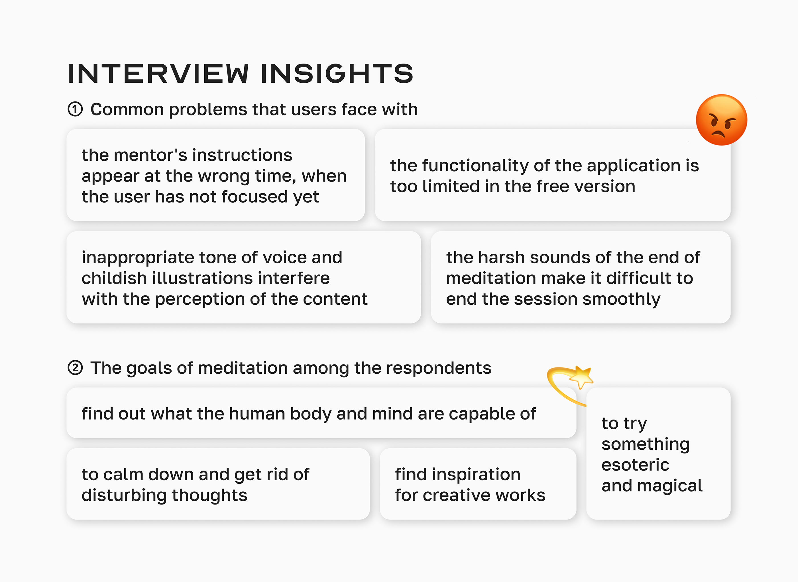 NEUE: Case Study приложения для занятий медитацией — Изображение №4 — Брендинг, Интерфейсы на Dprofile