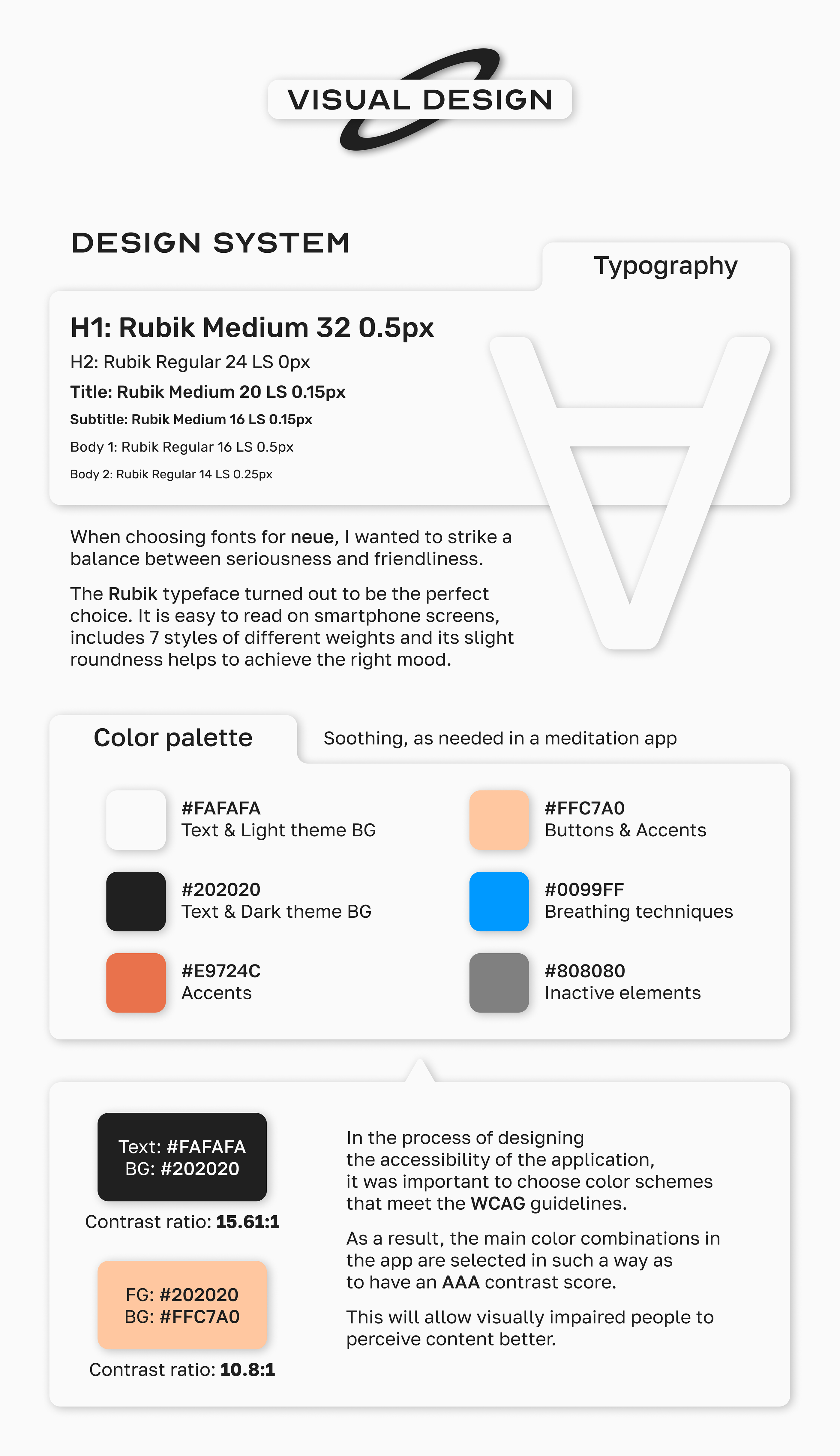 NEUE: Case Study приложения для занятий медитацией — Изображение №9 — Брендинг, Интерфейсы на Dprofile