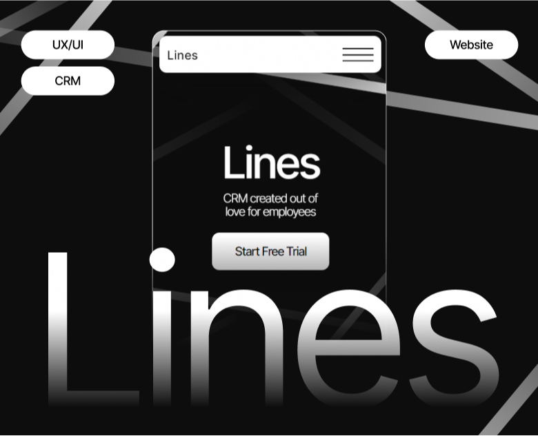 Lines-CRM-system — Интерфейсы, Брендинг на Dprofile