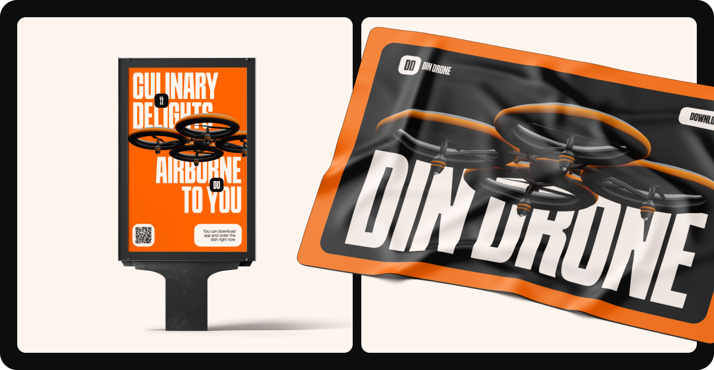 Din Drone / Mobile App Delivery — Изображение №5 — Интерфейсы, Иллюстрация на Dprofile