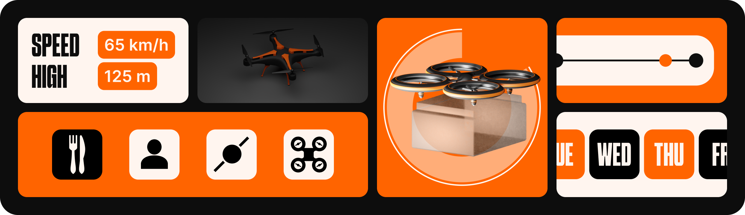 Din Drone / Mobile App Delivery — Изображение №13 — Интерфейсы, Иллюстрация на Dprofile