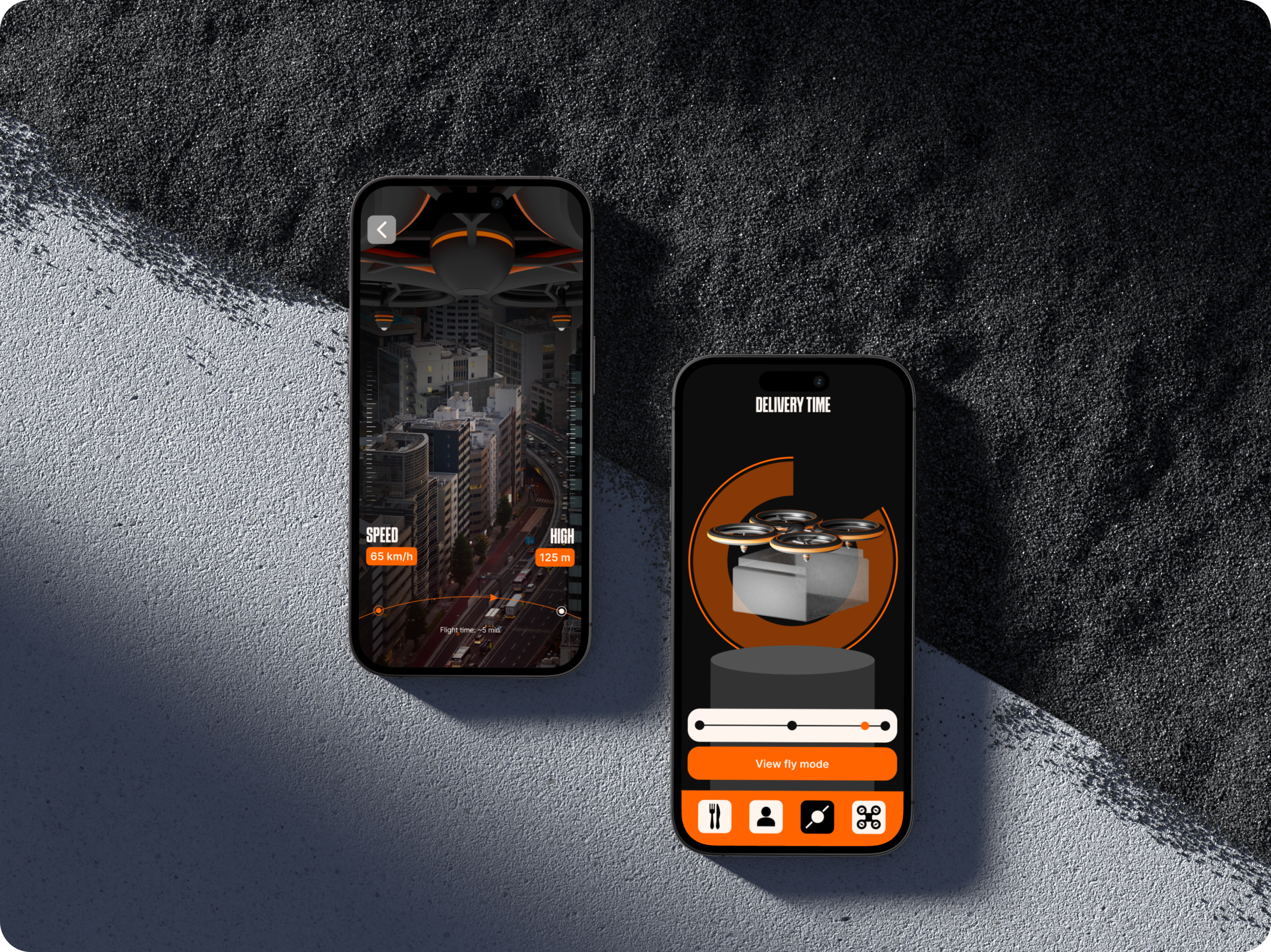 Din Drone / Mobile App Delivery — Изображение №8 — Интерфейсы, Иллюстрация на Dprofile